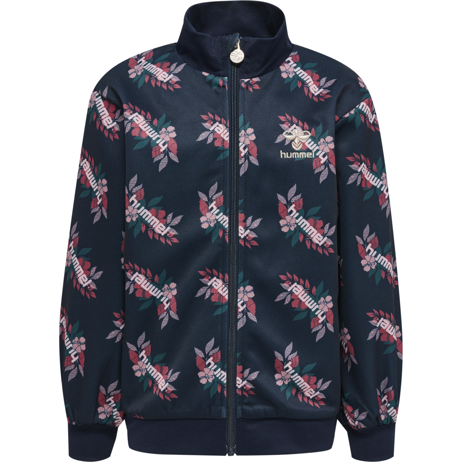 hmlRILEY ZIP JACKET, BLACK IRIS, packshot