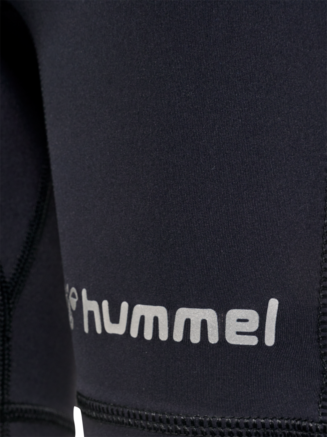 hmlRUN SHORT TIGHT KIDS, BLACK, packshot