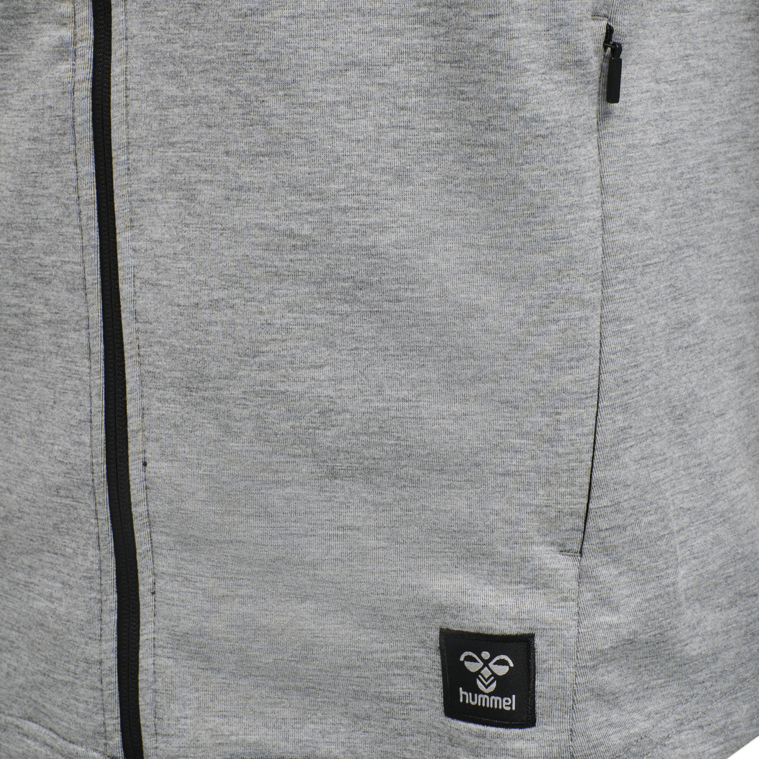 hmlTROPPER ZIP JACKET, GREY MELANGE, packshot