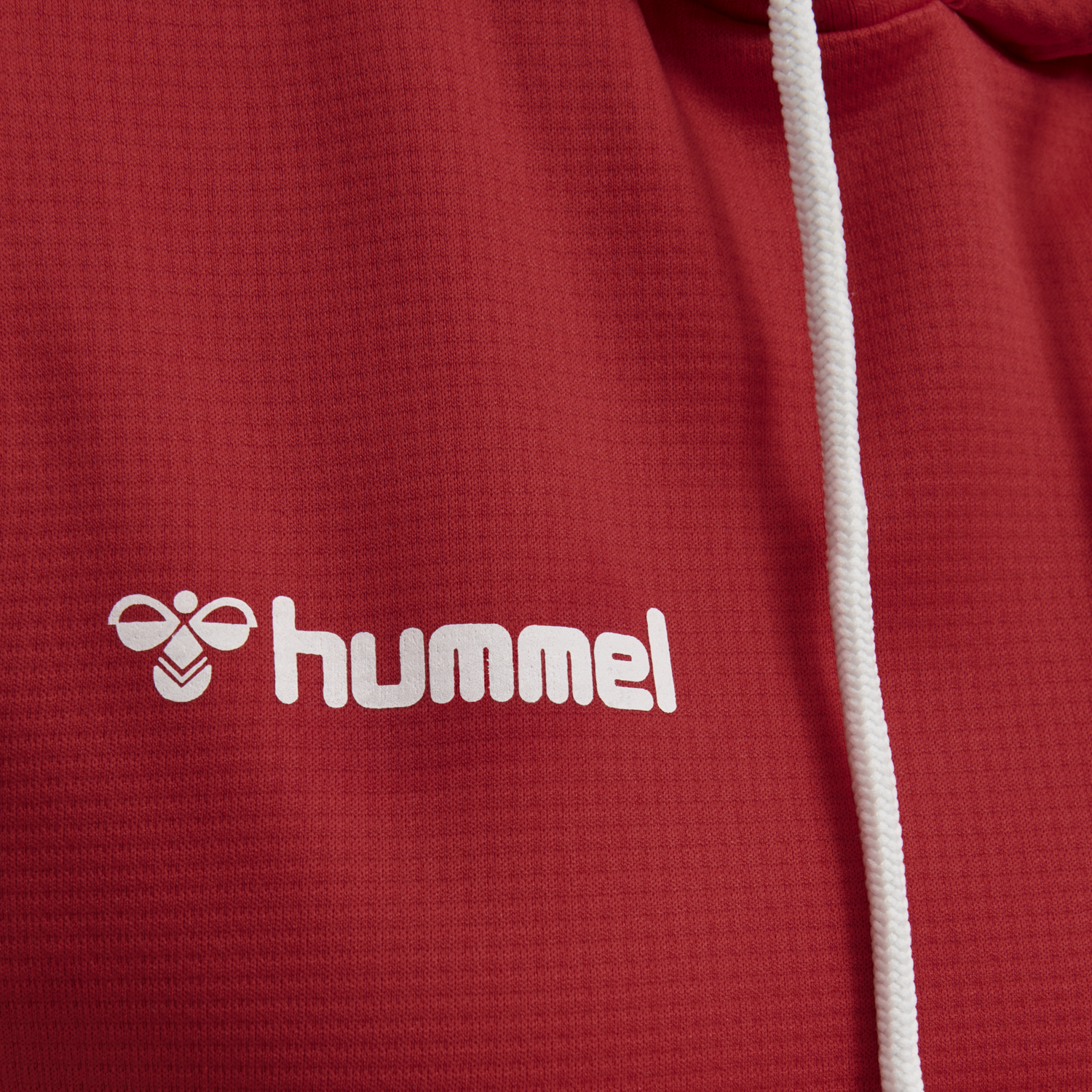 hmlAUTHENTIC POLY HOODIE WOMAN, TRUE RED, packshot