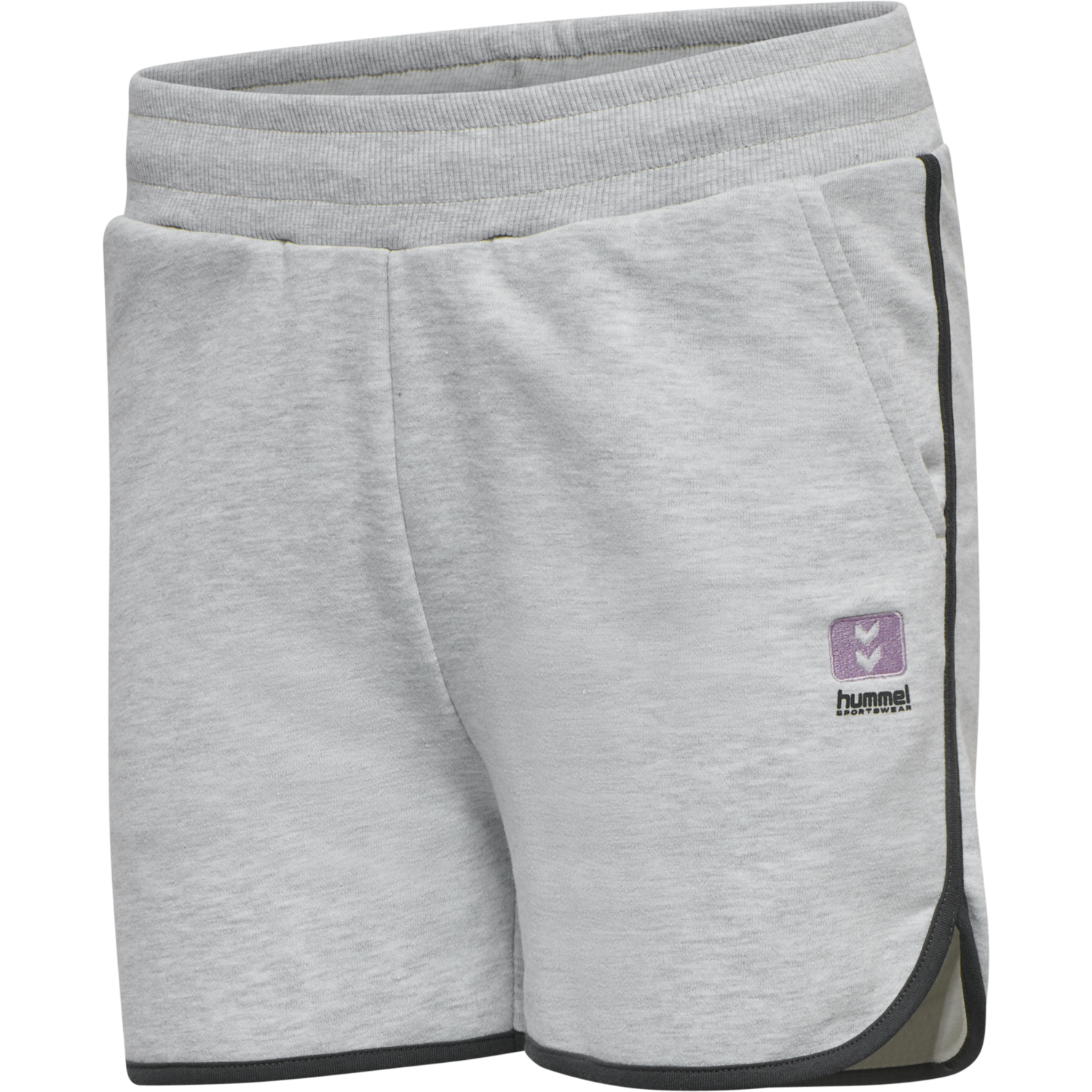 hmlLGC YOKO SHORTS, LIGHT GREY MELANGE, packshot