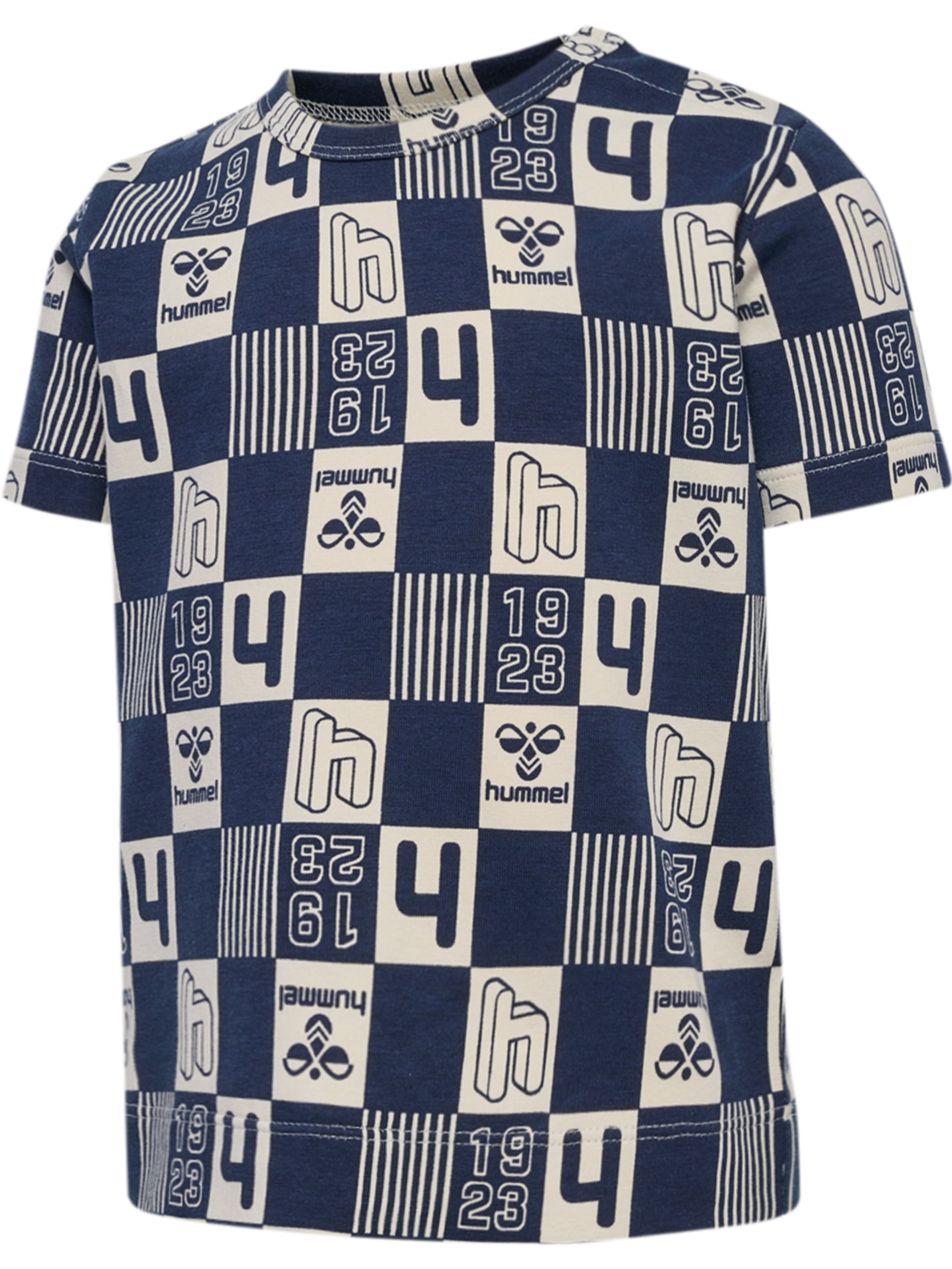 hmlJANUS T-SHIRT S/S, BLACK IRIS, packshot