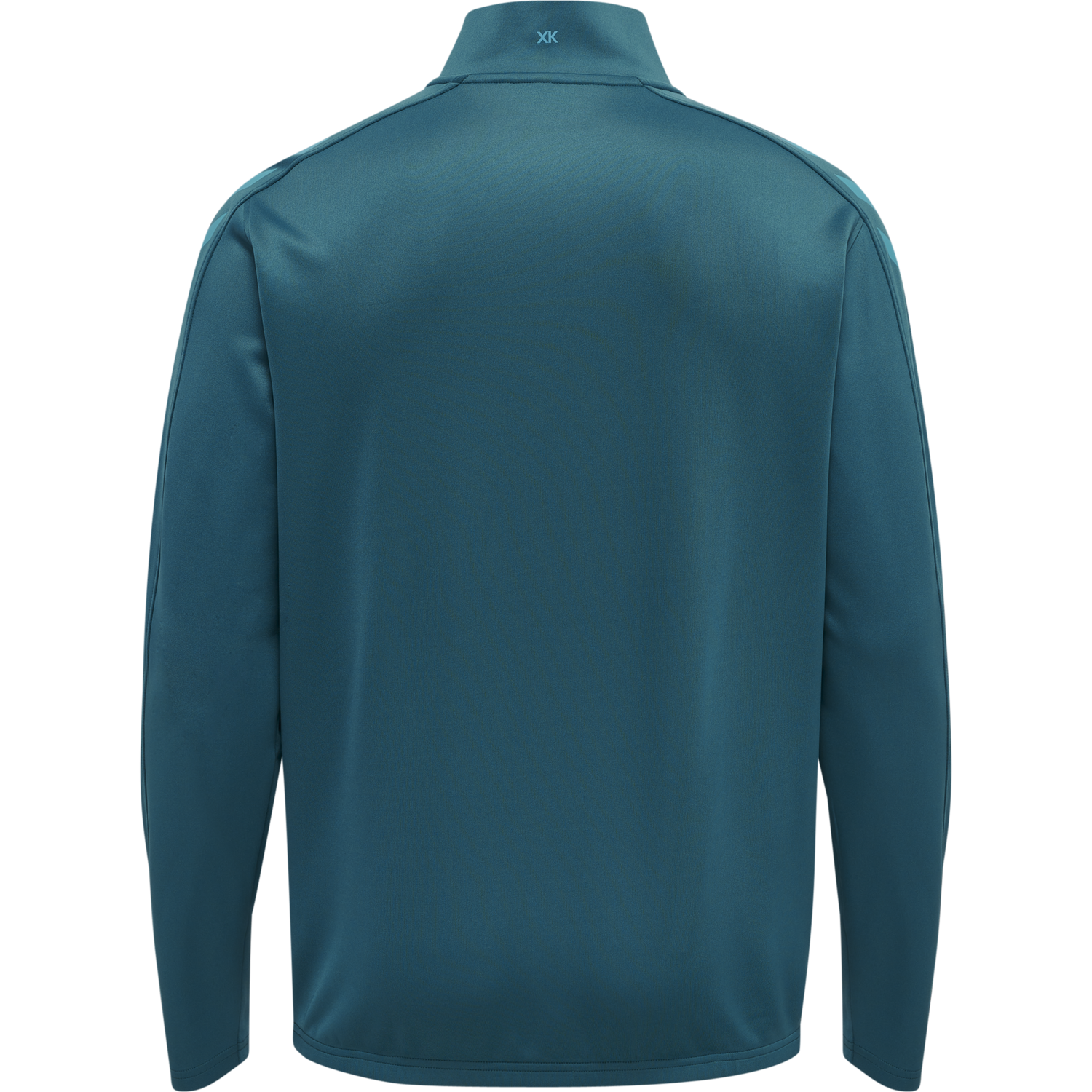 hmlCORE XK HALF ZIP POLY SWEAT, BLUE CORAL, packshot