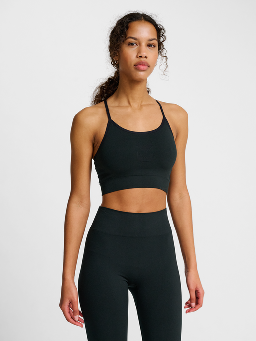 hmlHIIT SEAMLESS BRA, BLACK, model