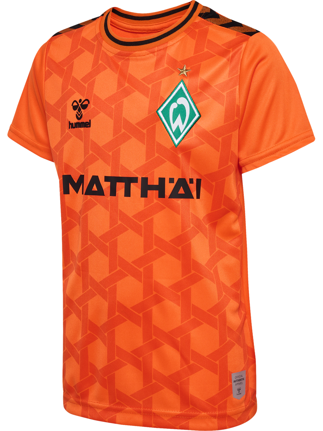 WER 23/24 GK JERSEY S/S KIDS, ORANGE TIGER, packshot