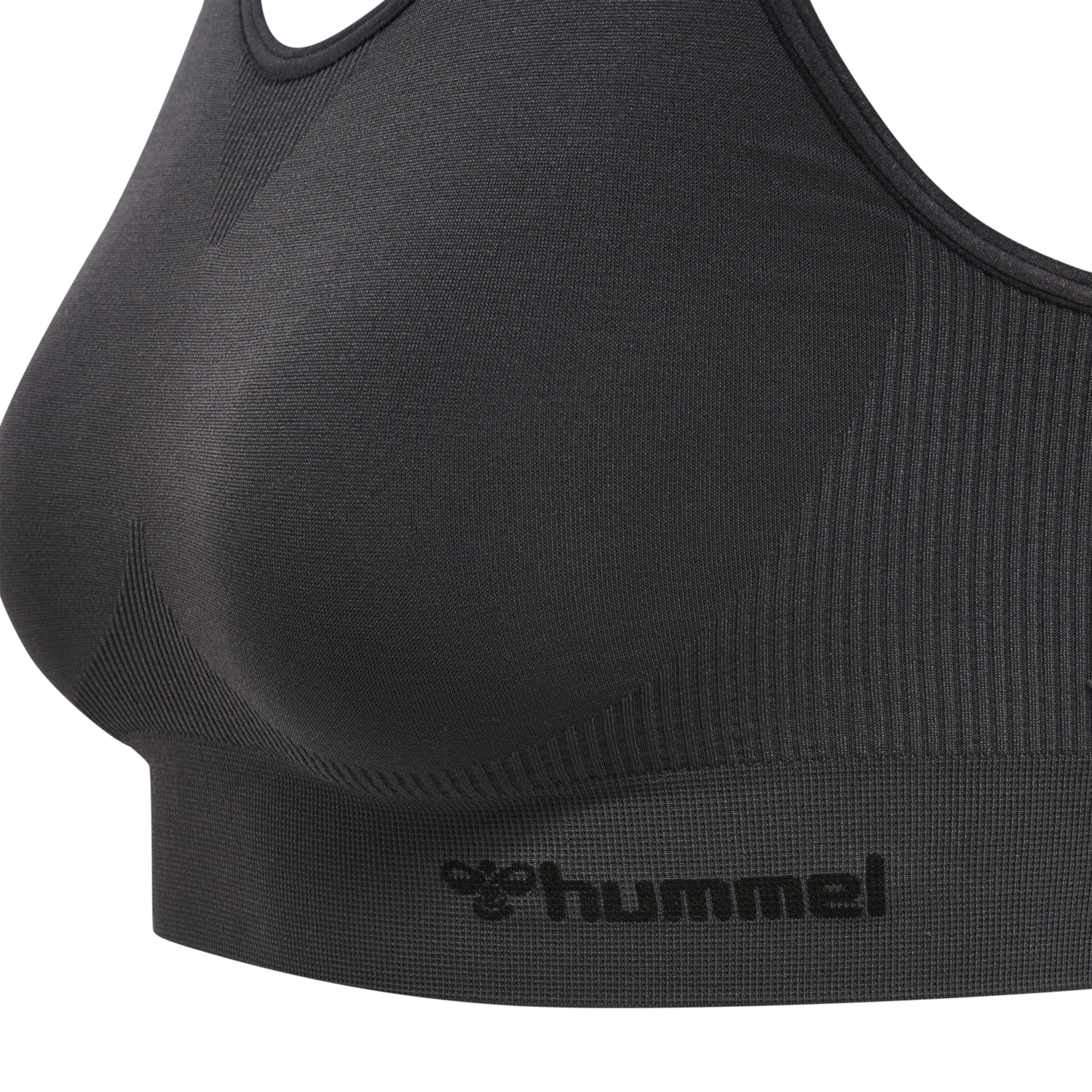 hmlTIF SEAMLESS SPORTS TOP, ASPHALT, packshot