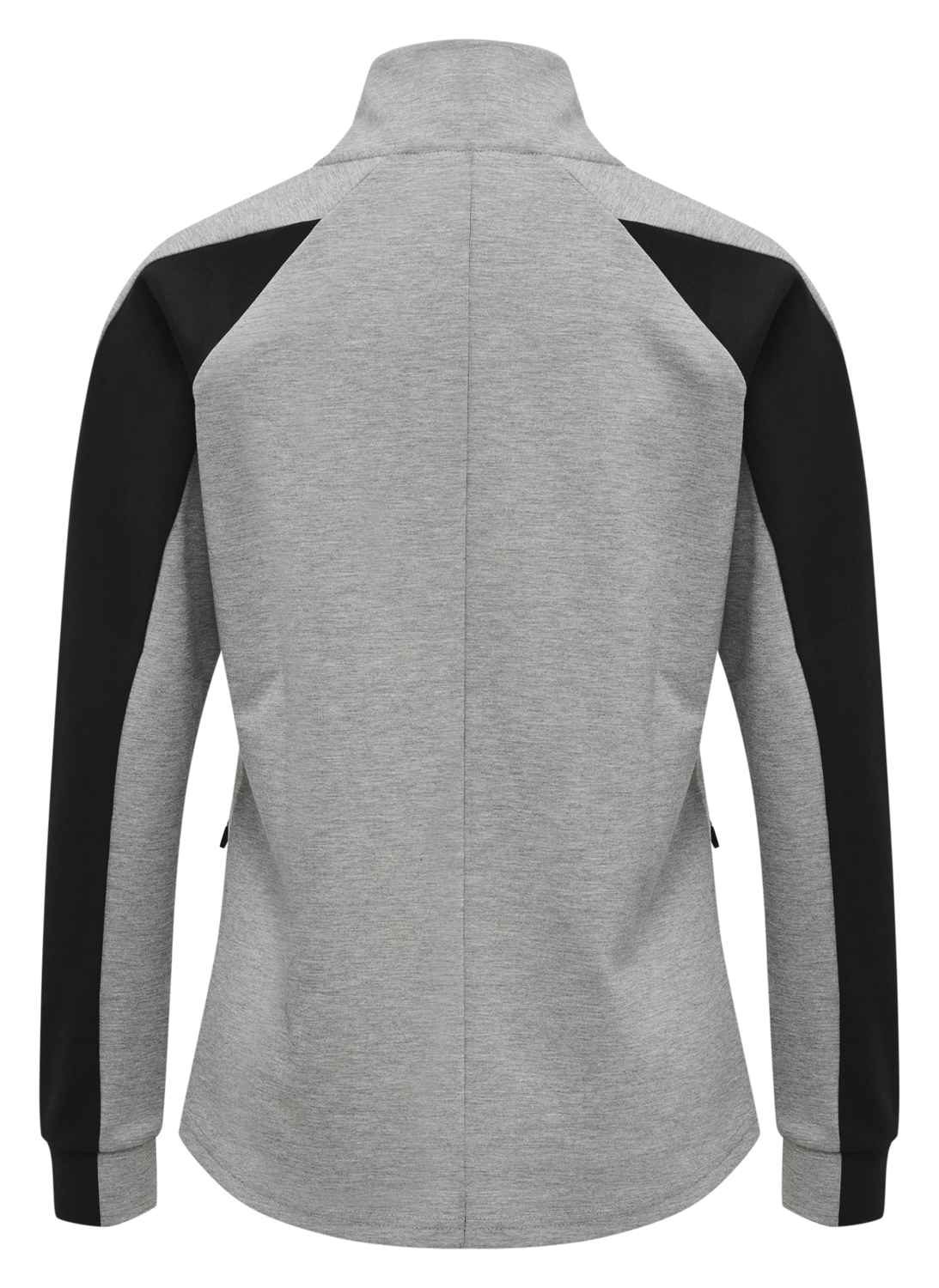 hmlESSI ZIP JACKET , GREY MELANGE, packshot