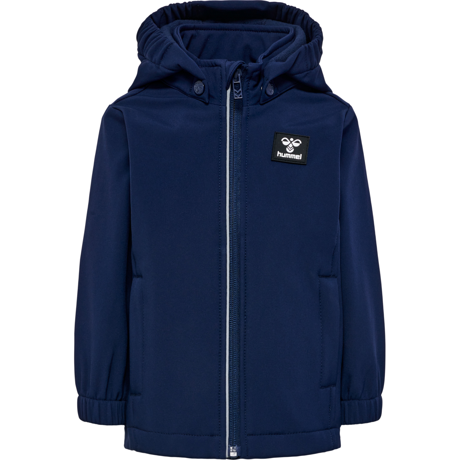 hmlMARS TEX MINI SOFTSHELL JACKET, BLACK IRIS, packshot