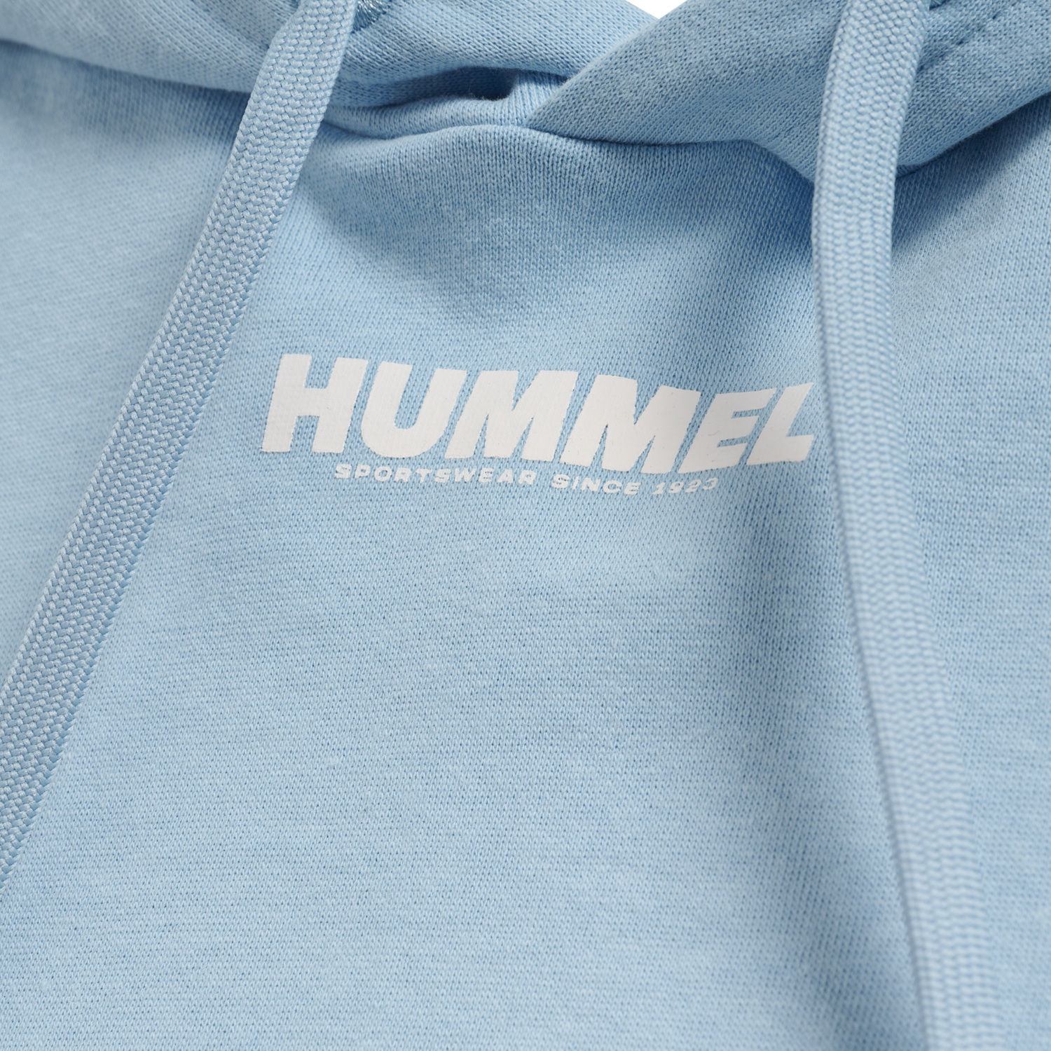 hmlLEGACY WOMAN CROPPED HOODIE, PLACID BLUE, packshot