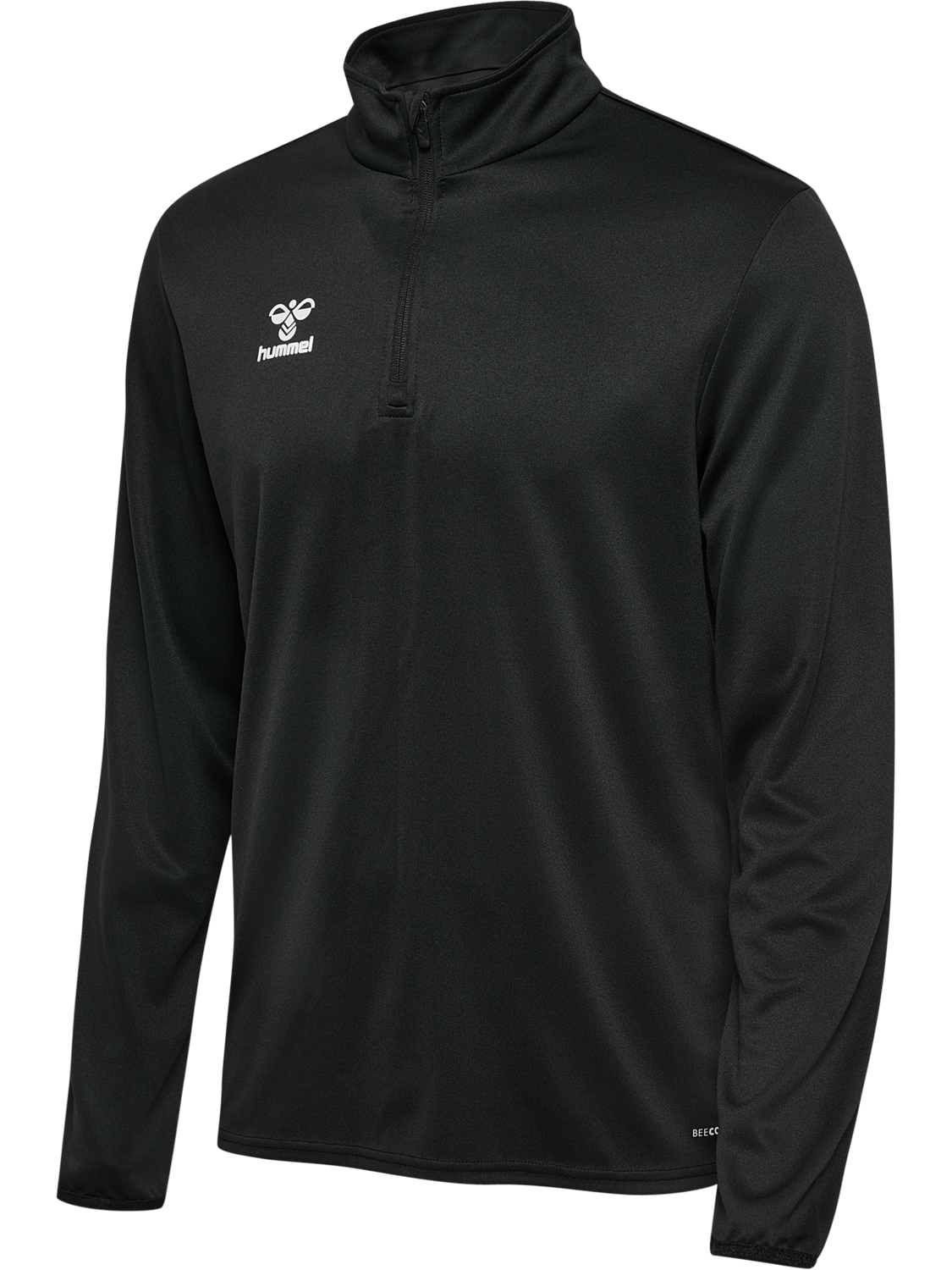hmlESSENTIAL HALF-ZIP, BLACK, packshot