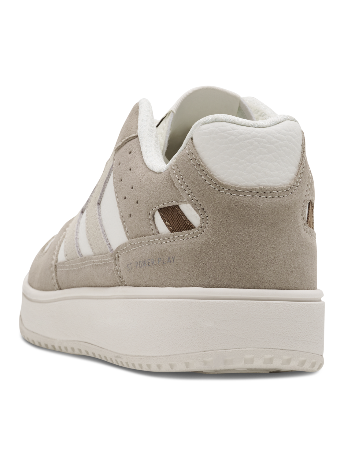 ST. POWER PLAY SUEDE MIX, HUMUS/MARSHMALLOW, packshot