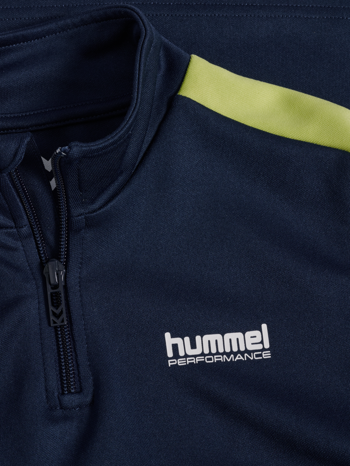 hmlJR GOAL HALFZIP, DRESS BLUES, packshot