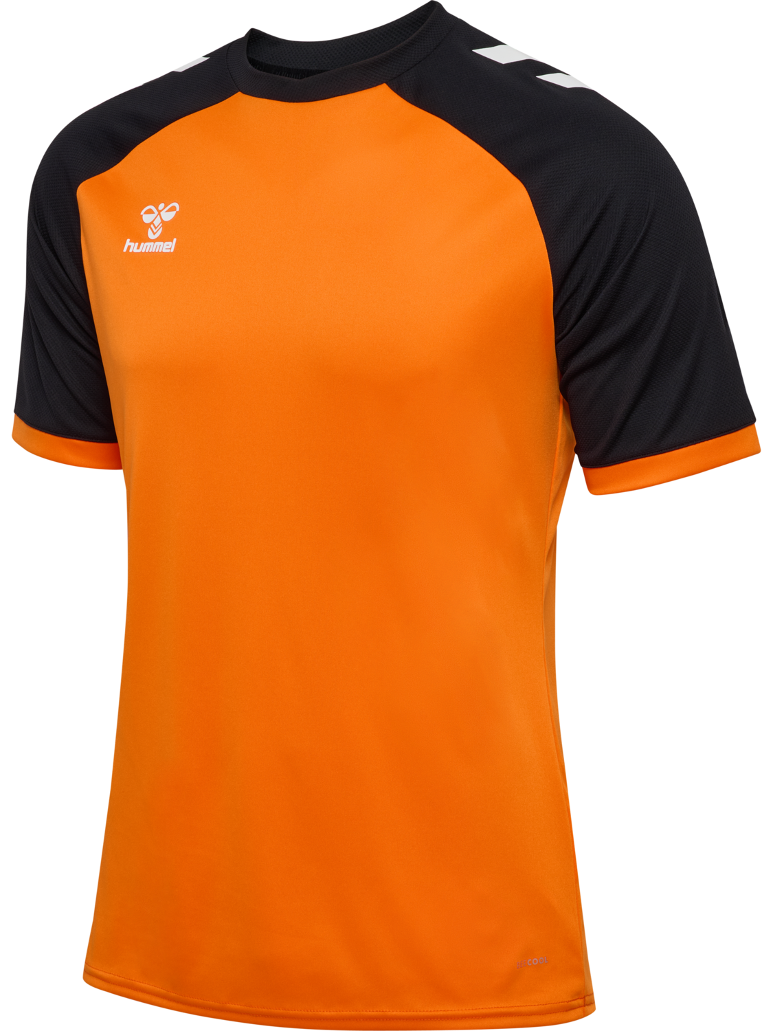 hmlMATCH LEAGUE JERSEY S/S, ORANGE TIGER/BLACK, packshot