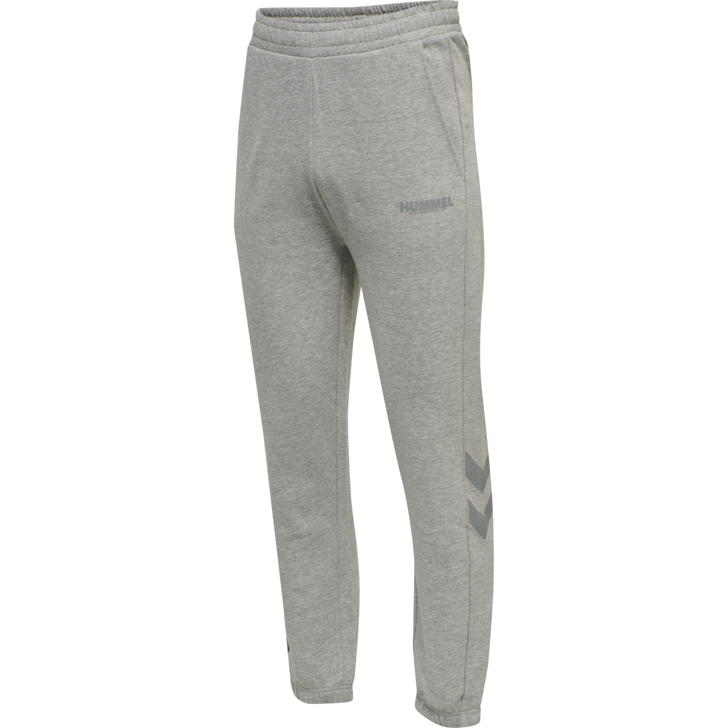 hmlLEGACY REGULAR PANTS PLUS, GREY MELANGE, packshot