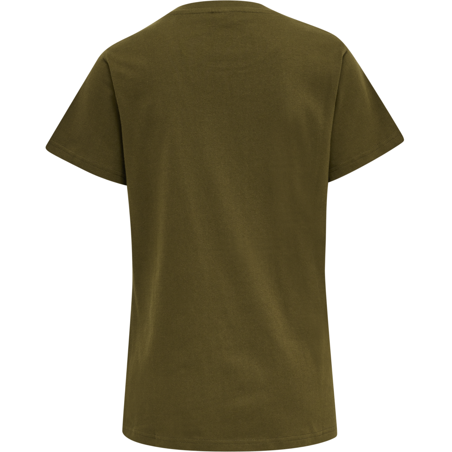 hmlRED BASIC T-SHIRT S/S WOMAN, DARK OLIVE, packshot