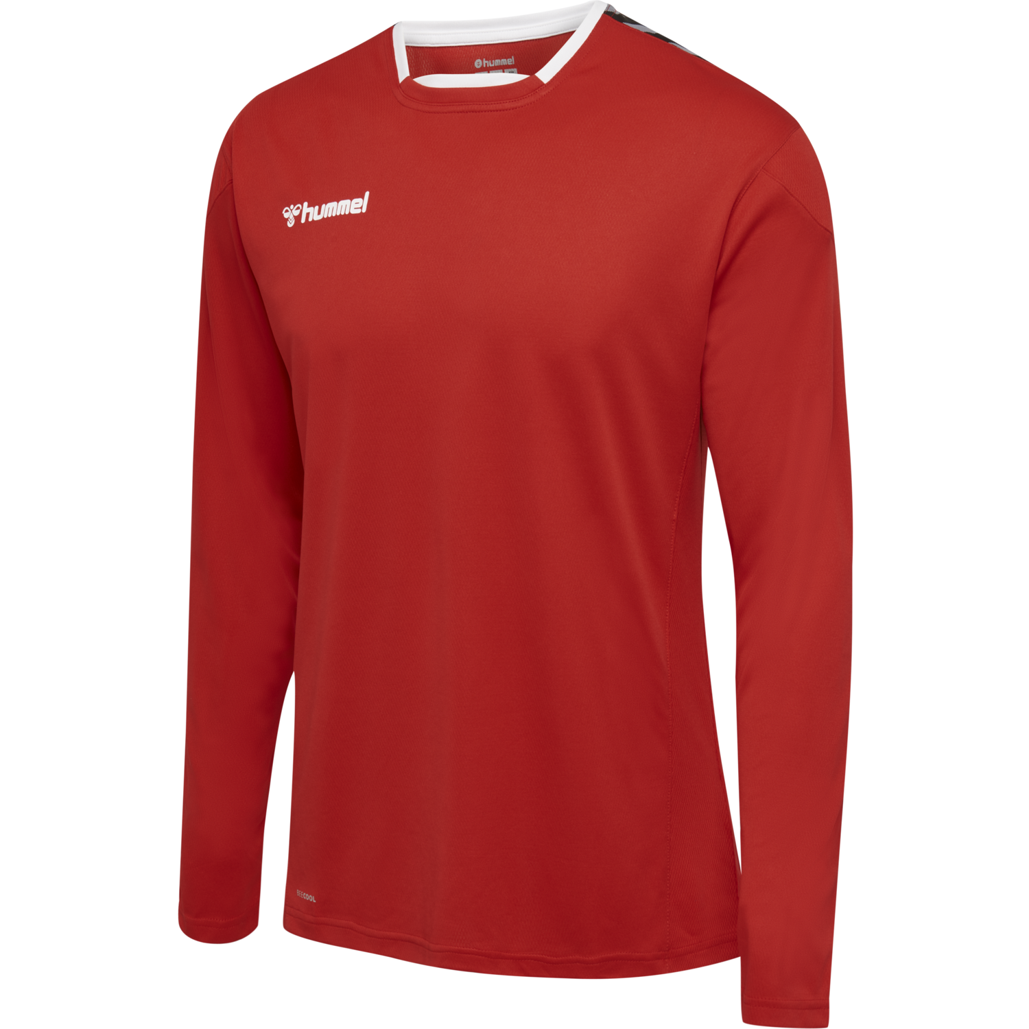 hmlAUTHENTIC POLY JERSEY L/S, TRUE RED, packshot