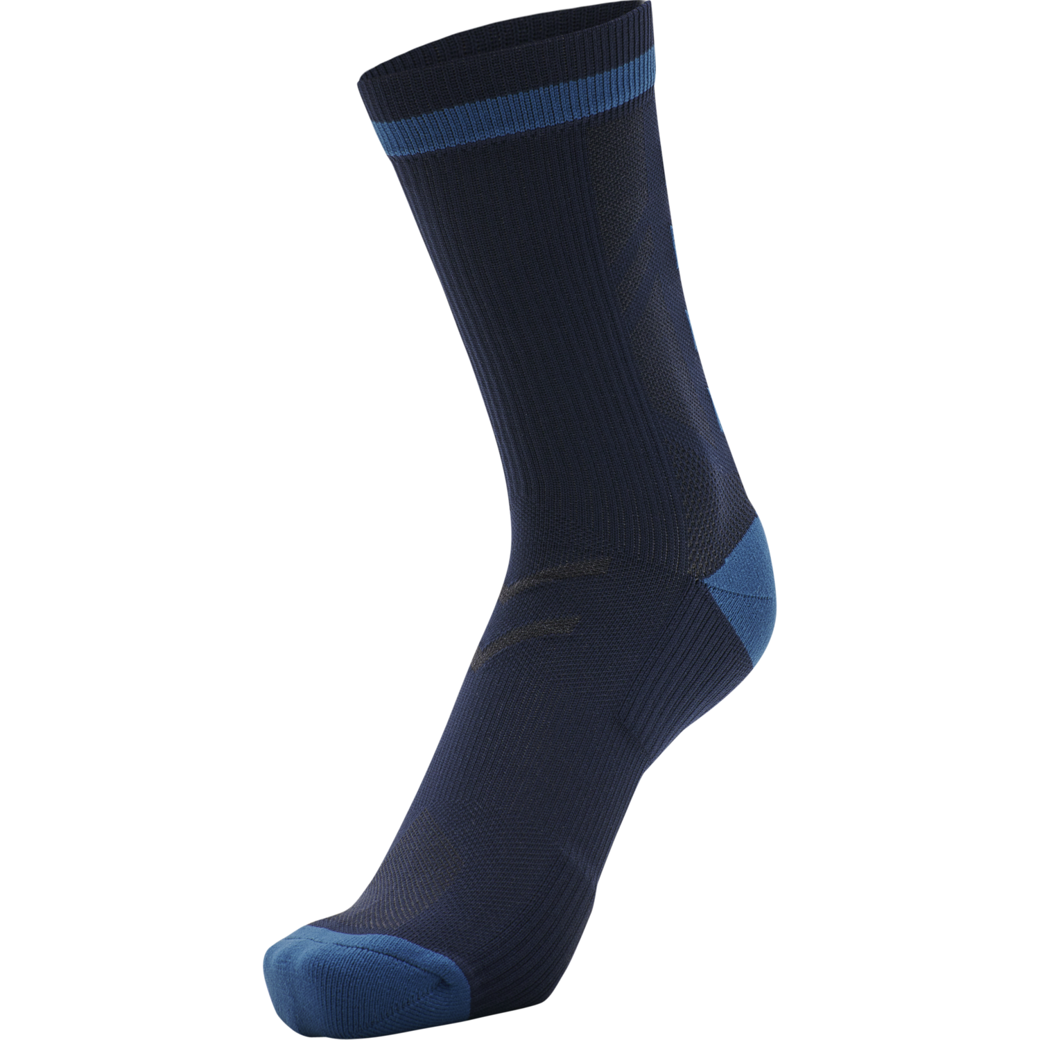 ELITE INDOOR SOCK LOW PA, DARK SAPPHIRE/BLUE CORAL, packshot