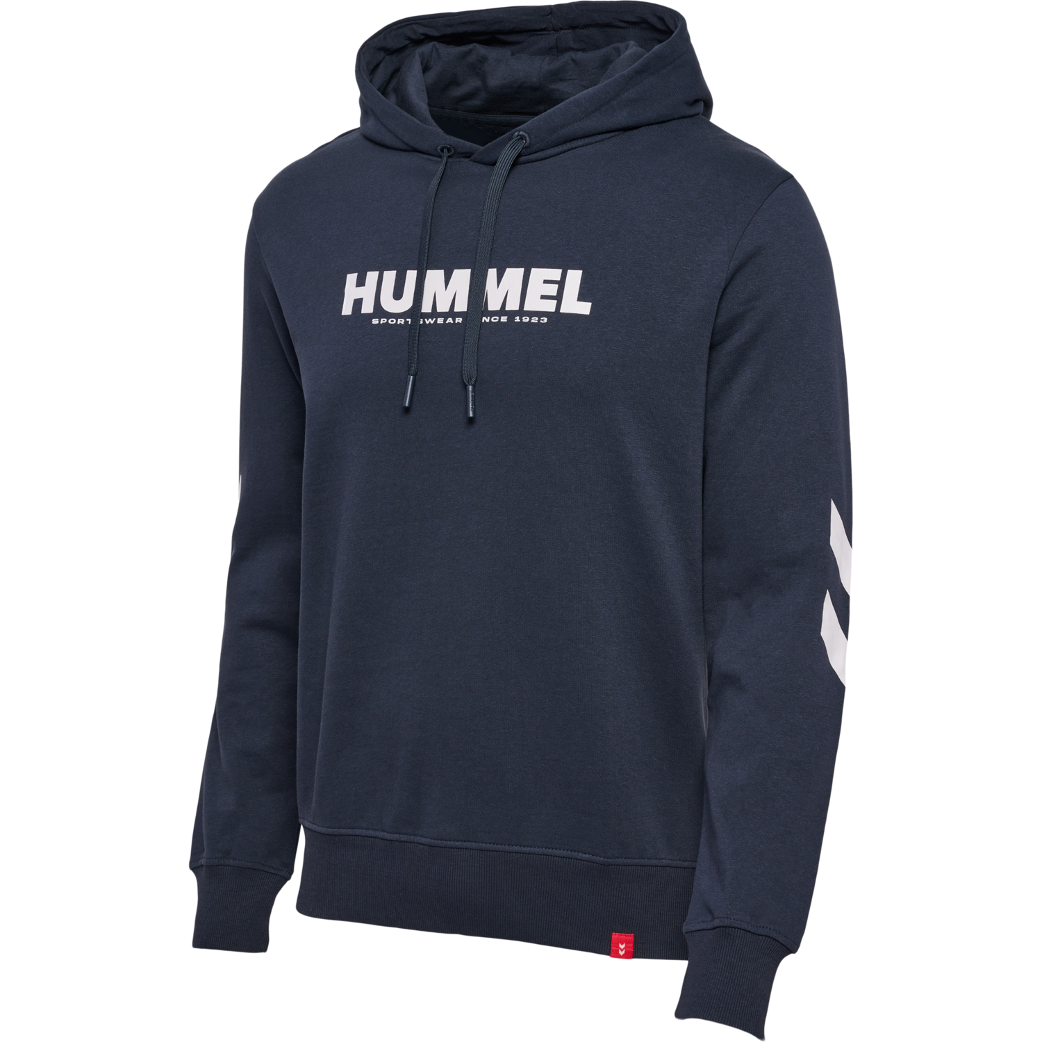 hmlLEGACY LOGO HOODIE, BLUE NIGHTS, packshot
