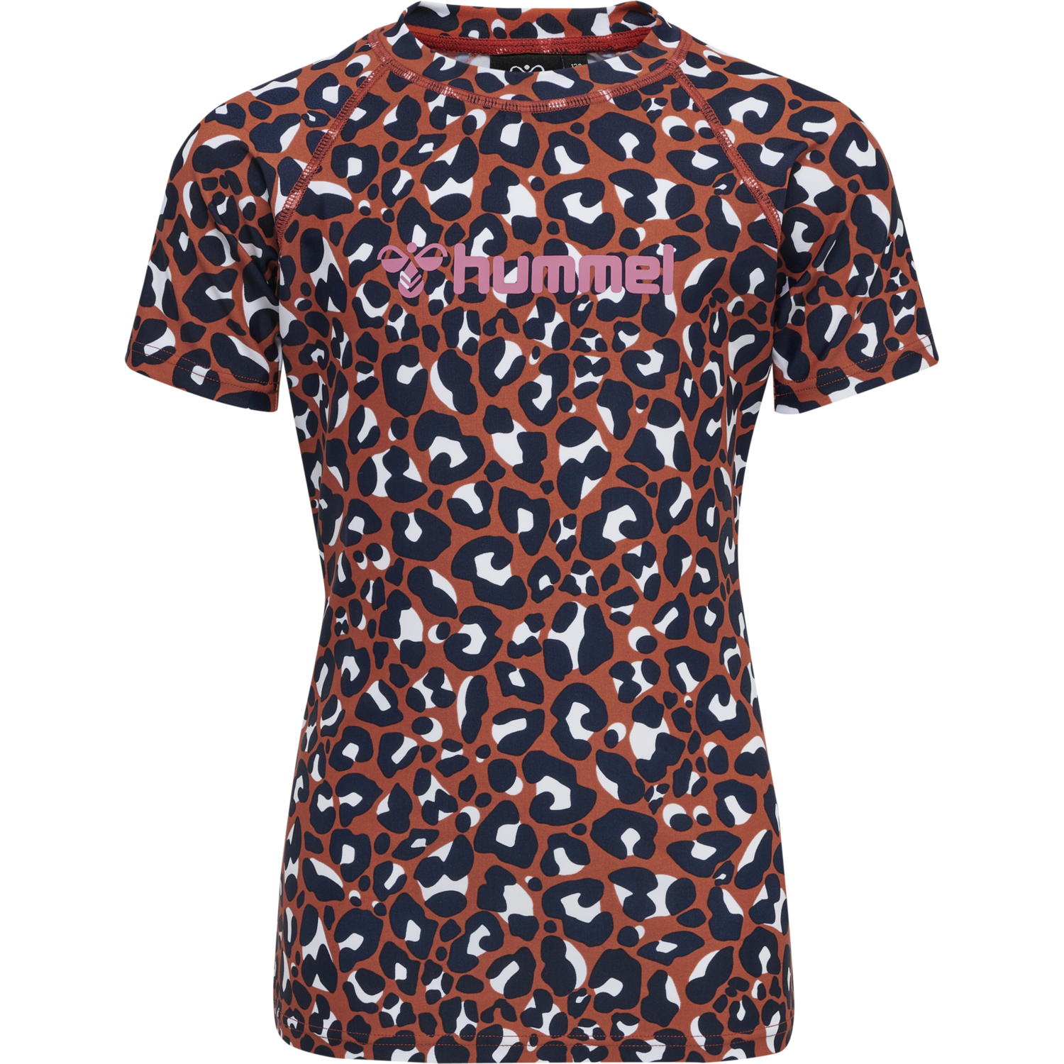 hmlAZUL SWIM T-SHIRT S/S, HOT SAUCE, packshot