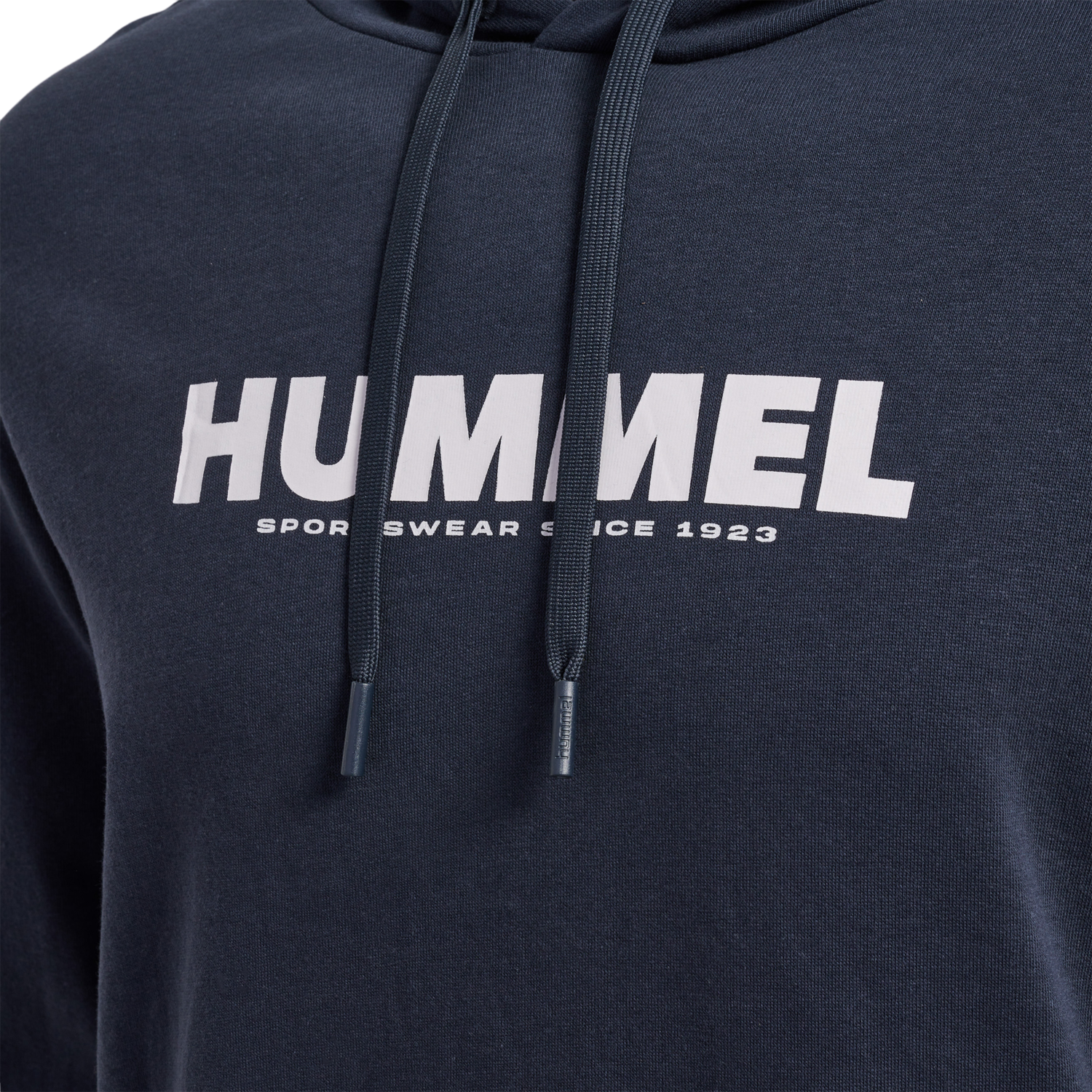 hmlLEGACY LOGO HOODIE, BLUE NIGHTS, packshot