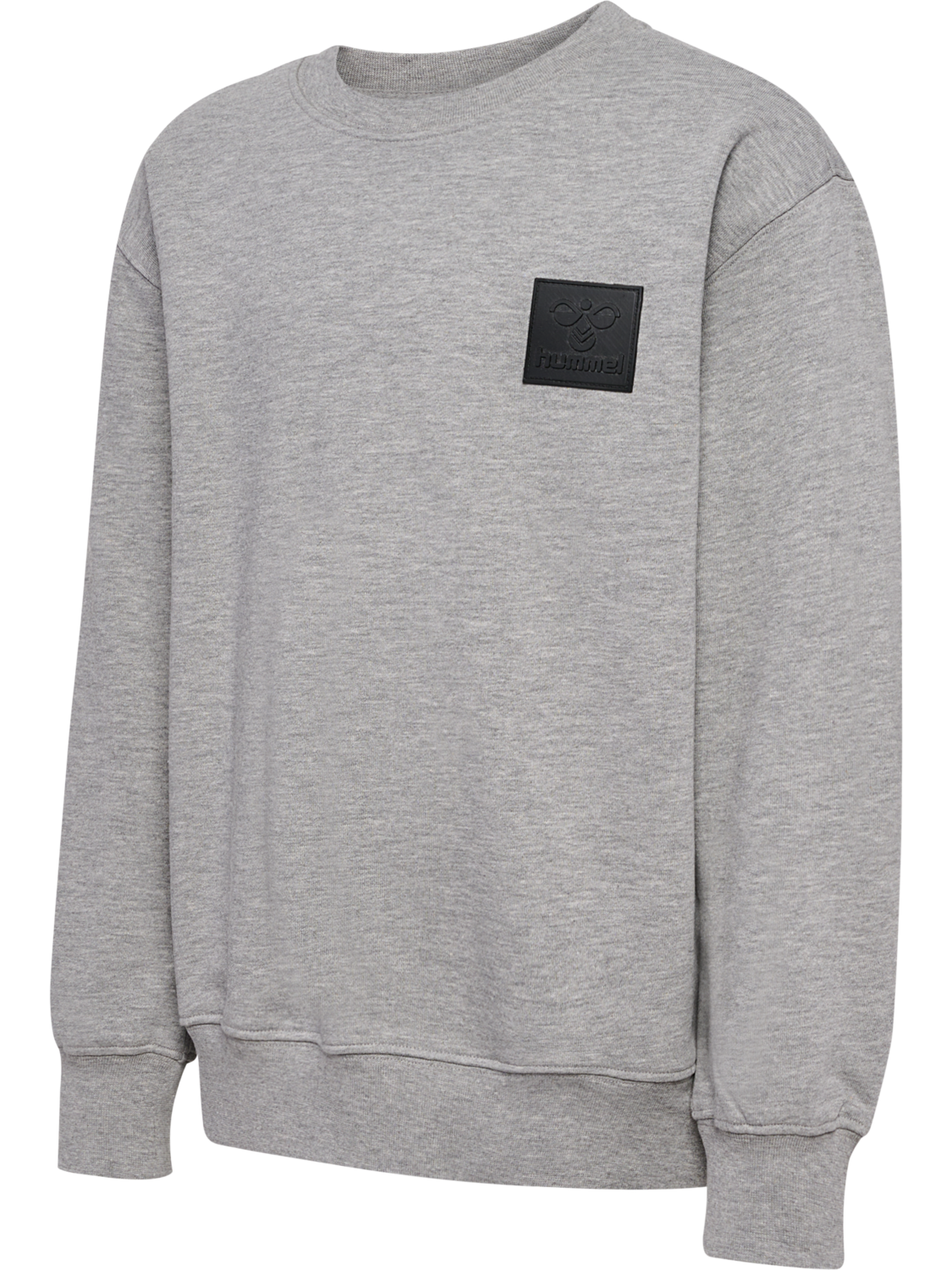 hmlCLEAN SWEATSHIRT, GREY MELANGE, packshot