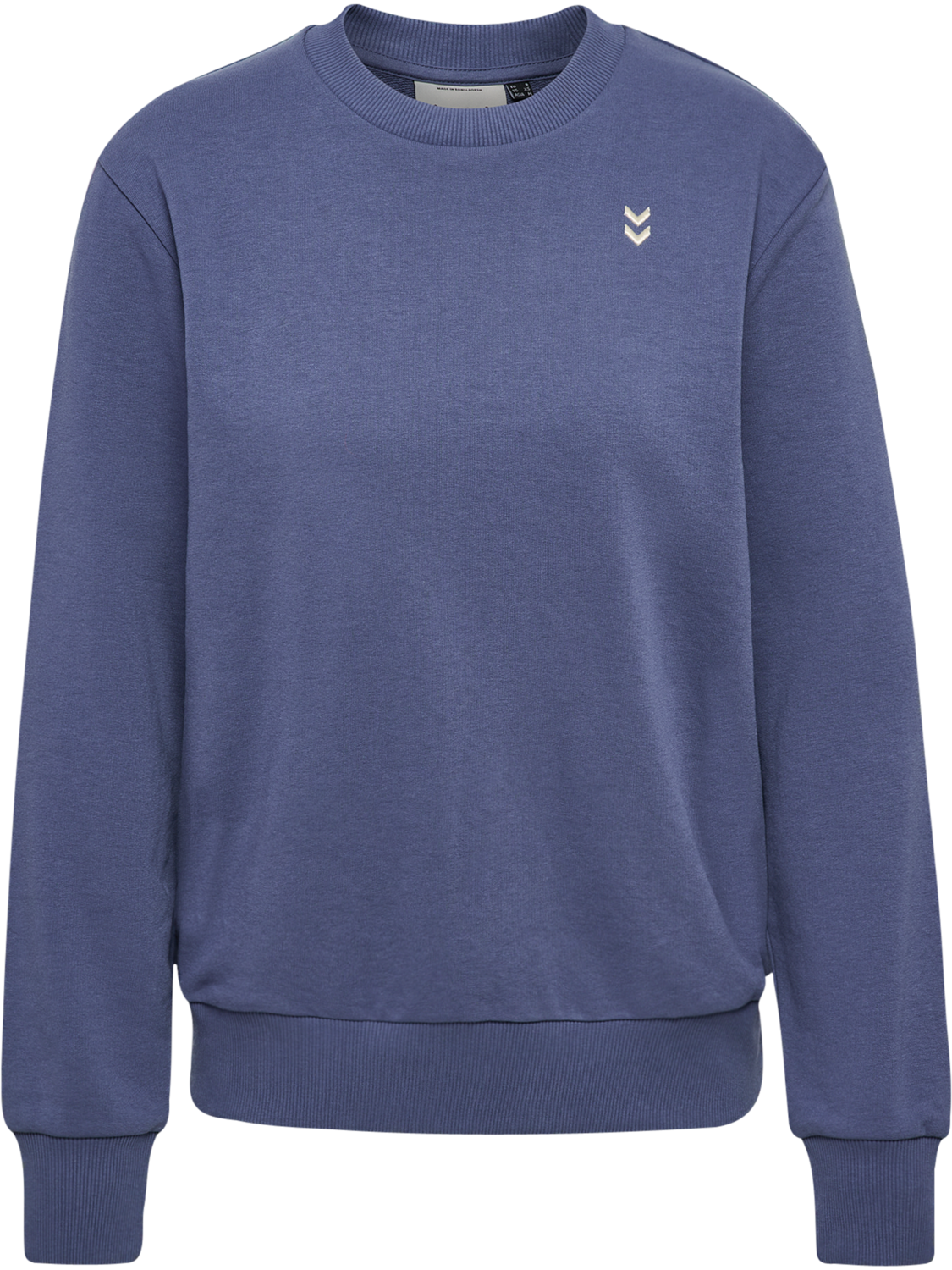 hmlPULSE W SWEAT CREWNECK, BLUE INDIGO, packshot