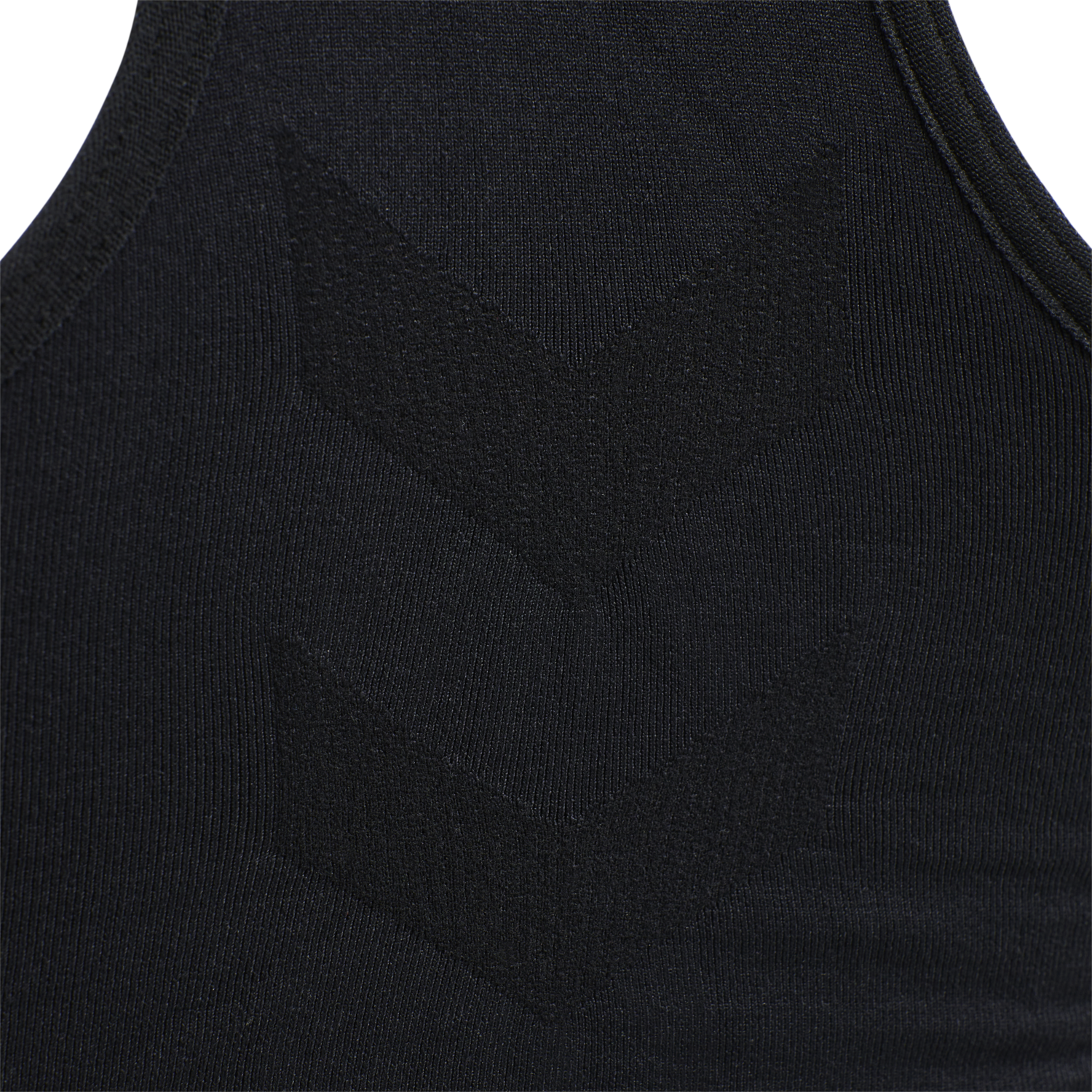 hmlTIF SEAMLESS SPORTS TOP, BLACK, packshot