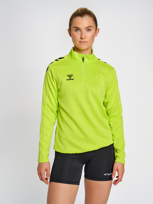 hmlCORE XK HALF ZIP SWEAT WOMAN, 5045, model
