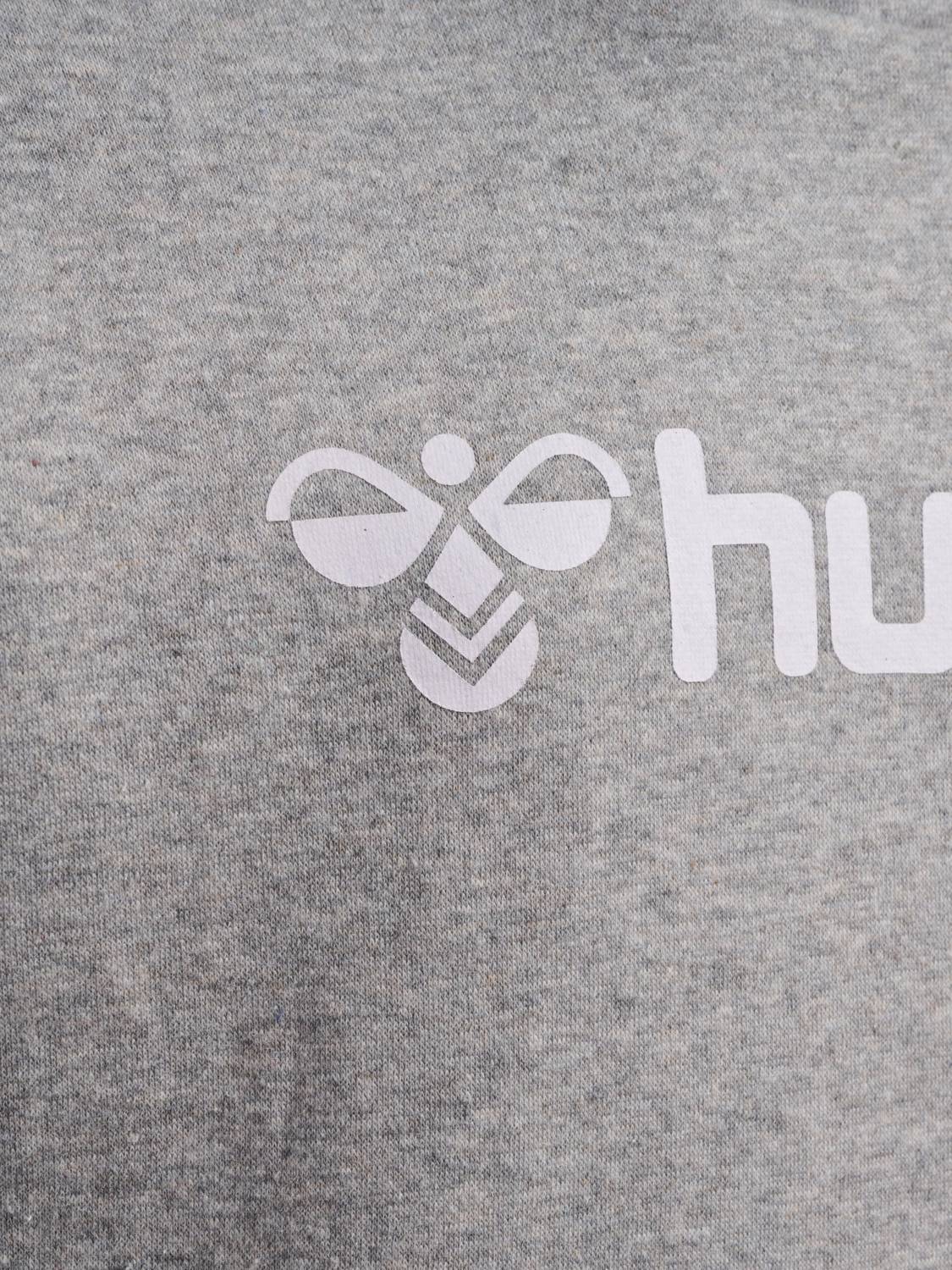 hmlMOVER COTTON HOODIE KIDS, GREY MELANGE, packshot