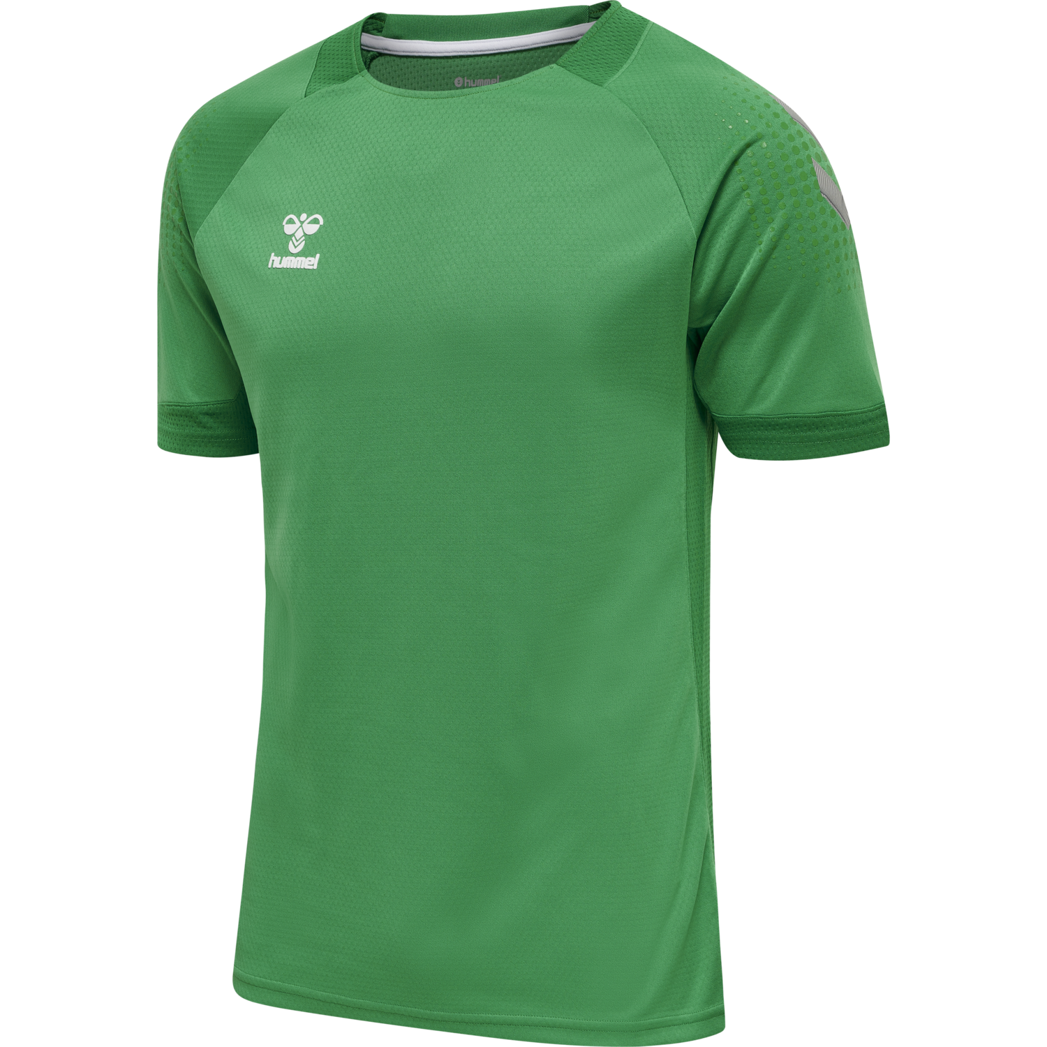 hmlLEAD S/S POLY JERSEY, JELLY BEAN, packshot