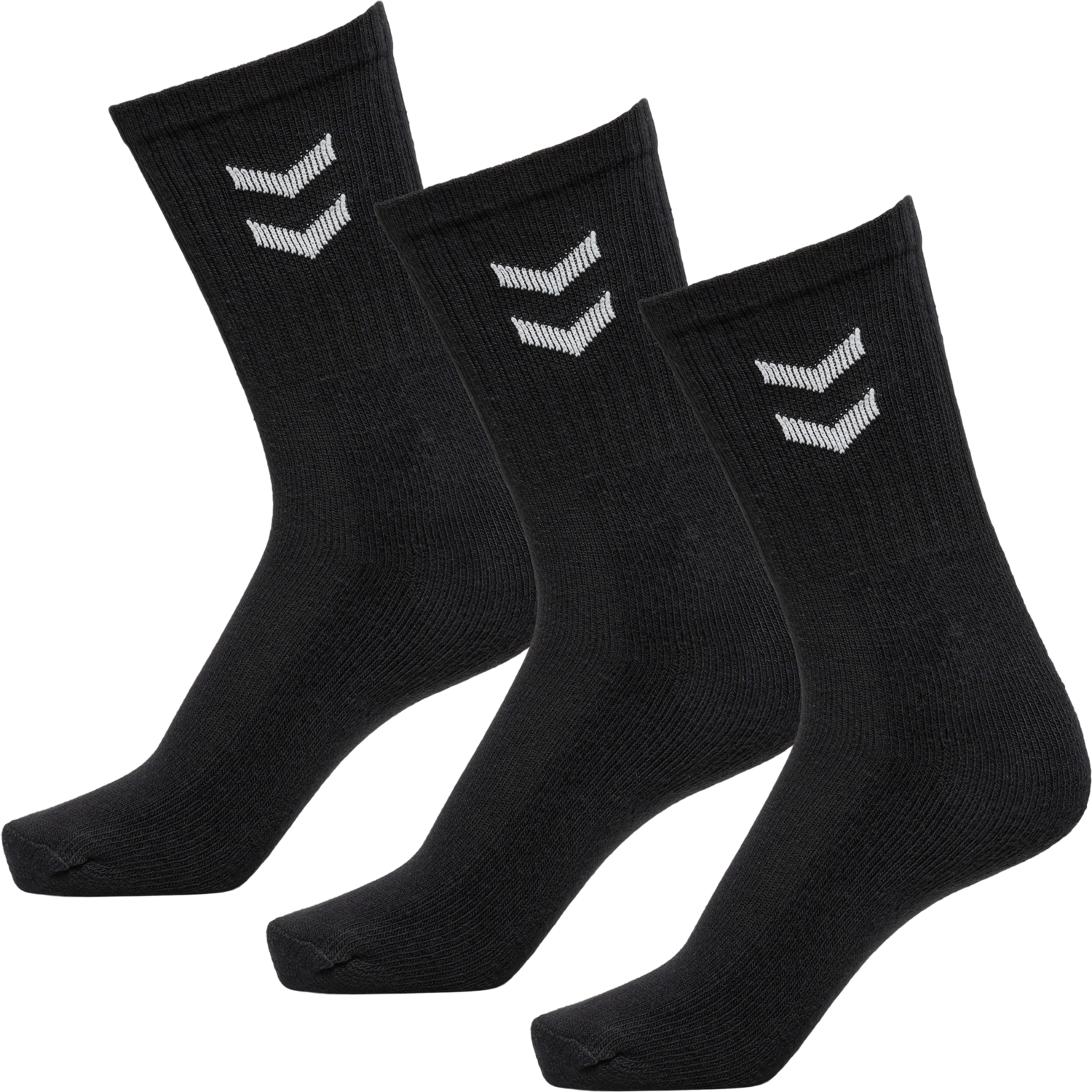 3-Pack Basic Sock, BLACK, packshot