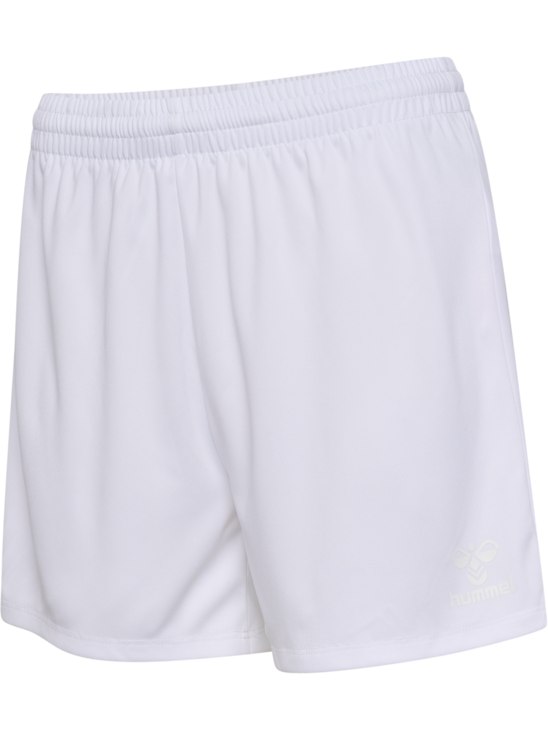 hmlESSENTIAL SHORTS WOMAN, WHITE/WHITE, packshot