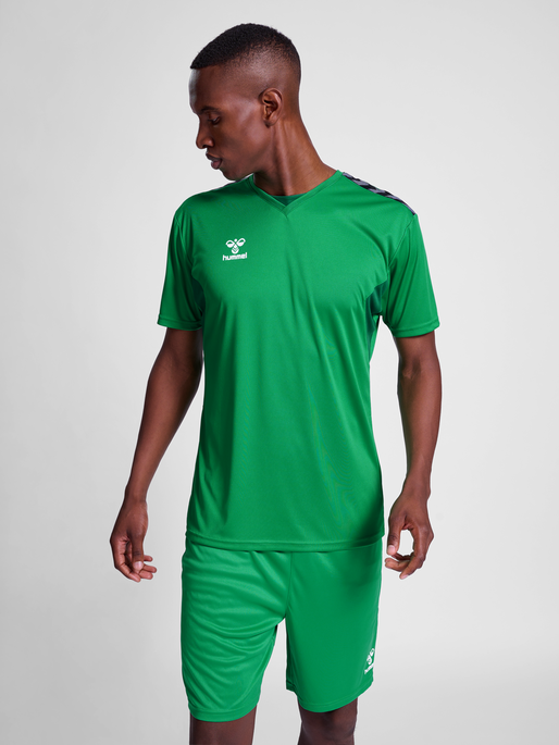 hmlAUTHENTIC PL JERSEY S/S, JELLY BEAN, model