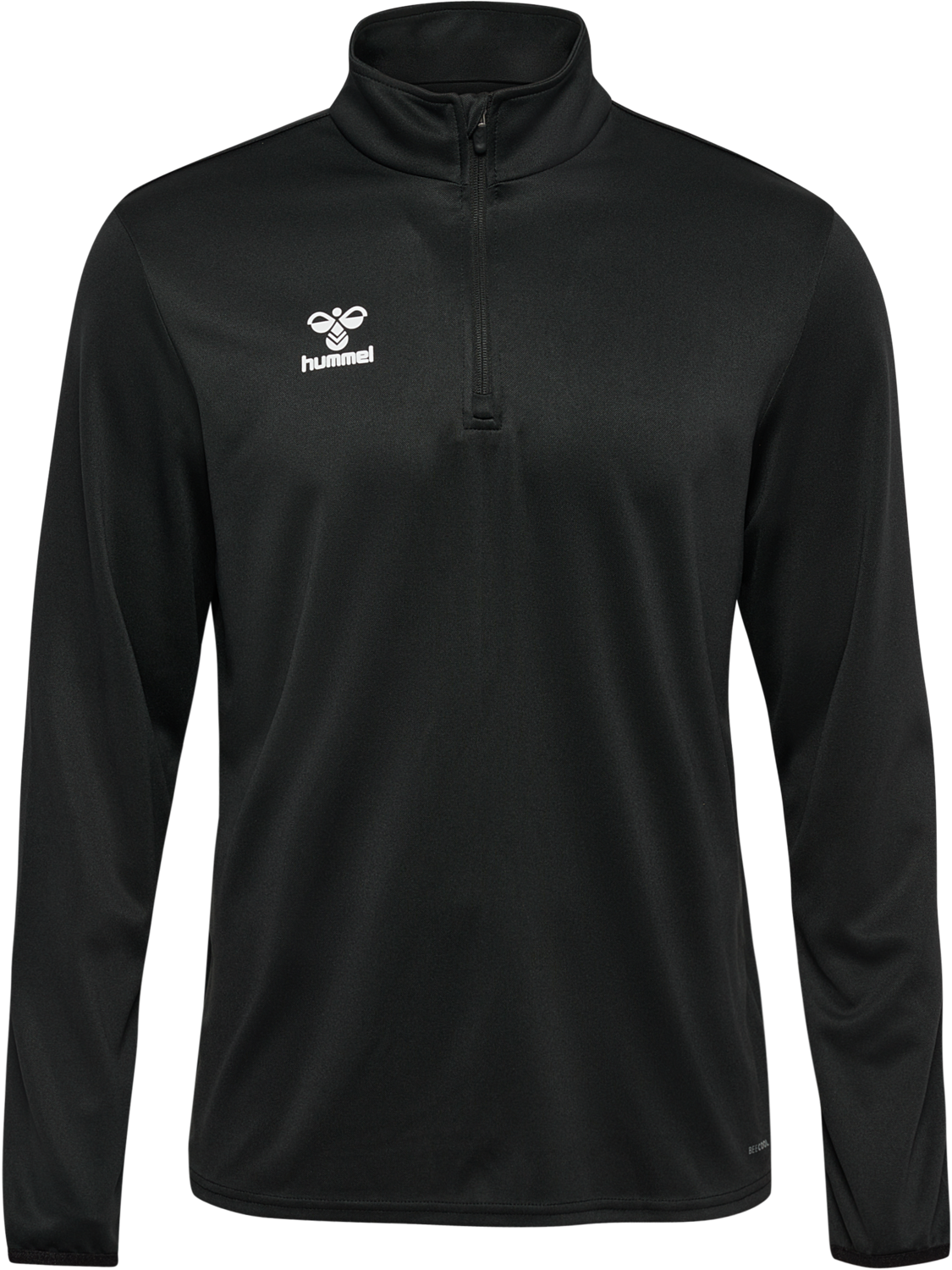 hmlESSENTIAL HALF-ZIP, BLACK, packshot