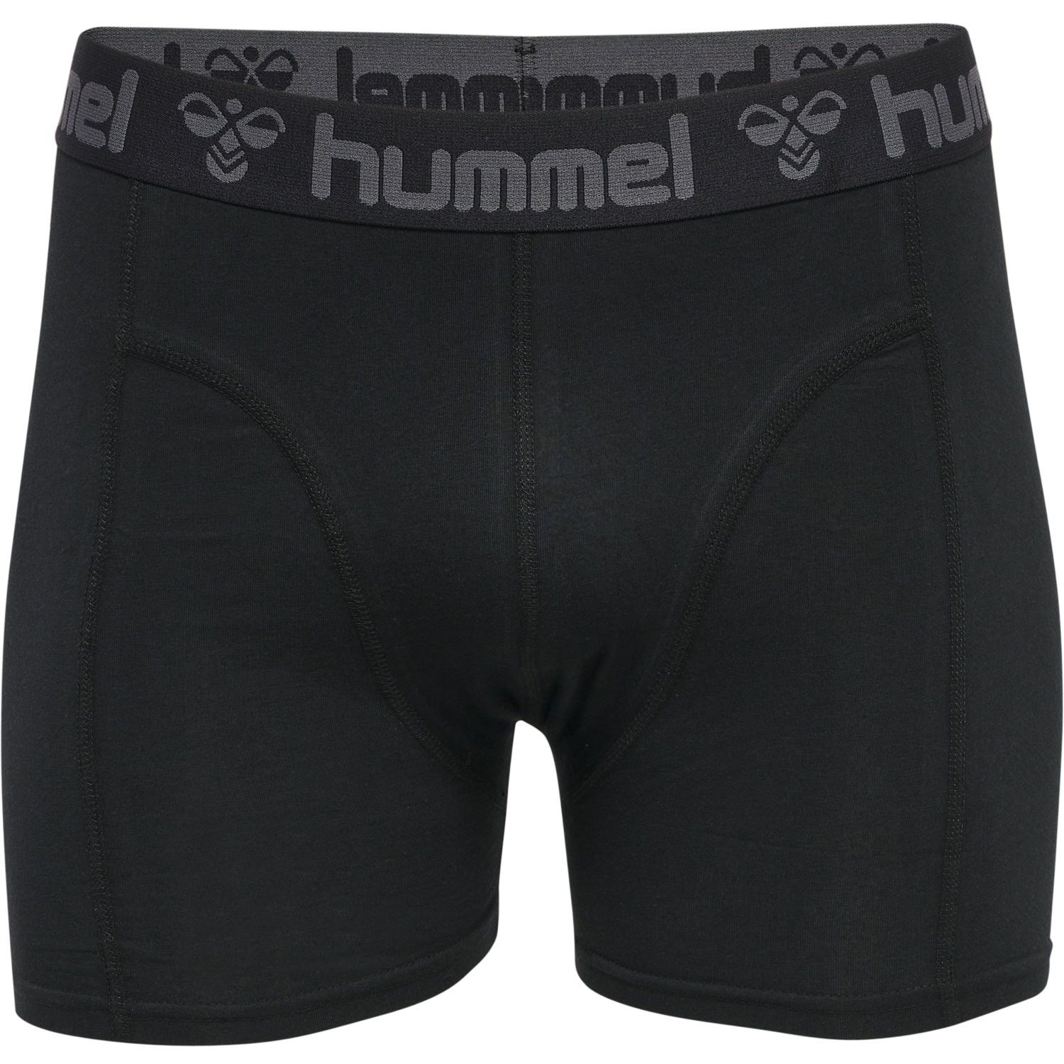 hmlMARSTON 4-PACK BOXERS, BLACK/DARK GREY MELANGE, packshot