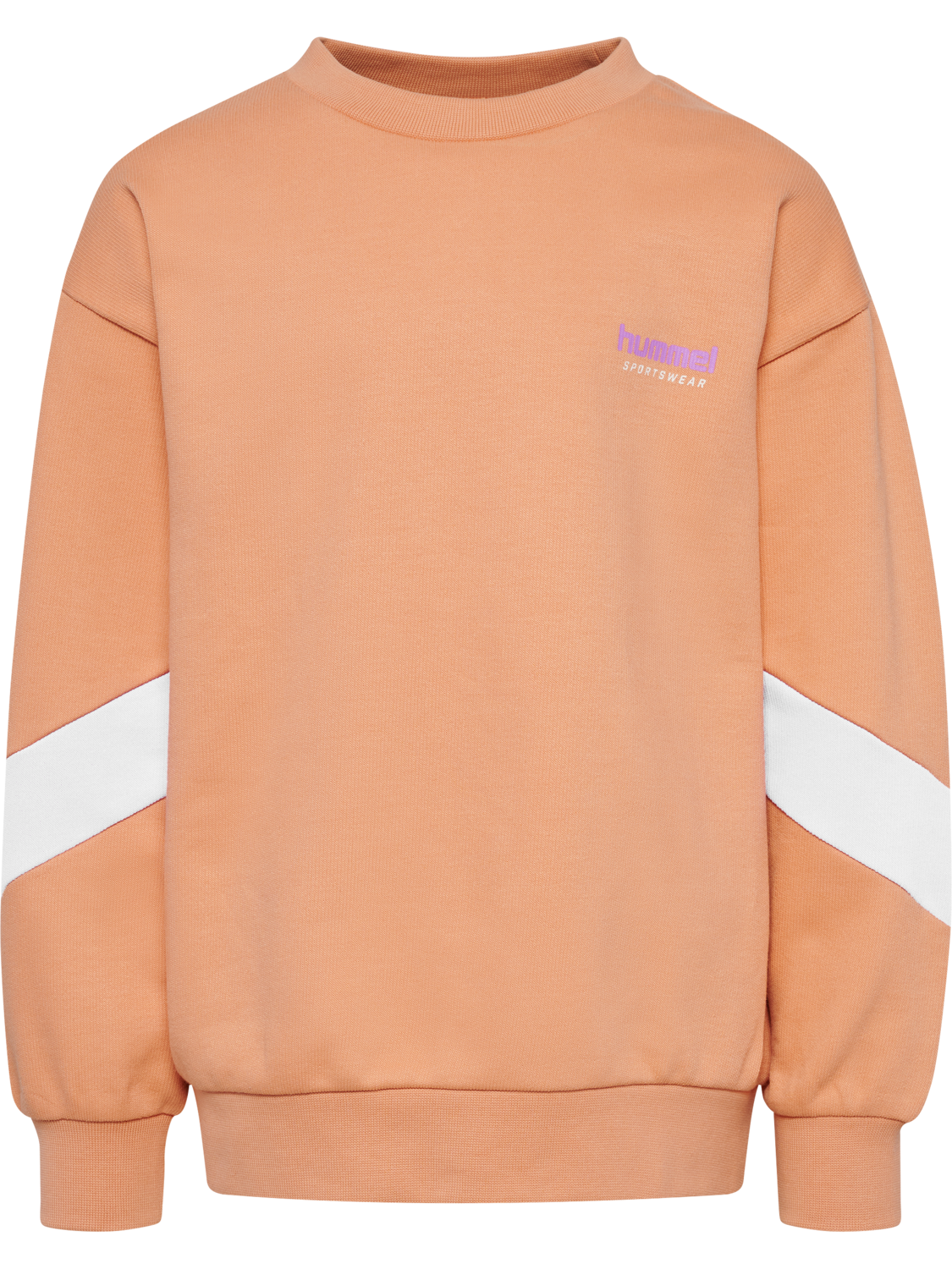 hmlJR OVERSIZED CREW SPORTSWEAR, PEACH BLOOM, packshot