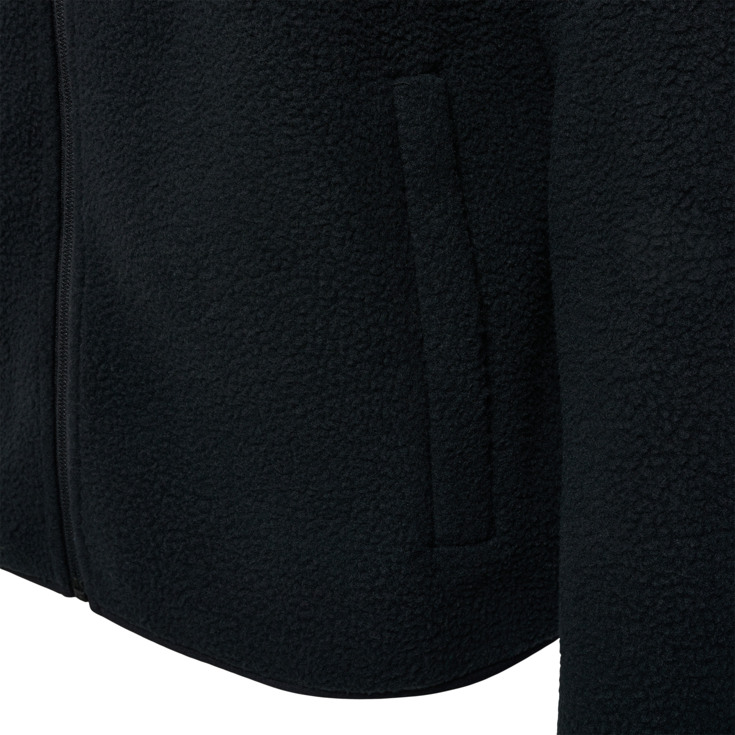 hmlLGC OLIVER FLEECE JACKET, BLACK, packshot