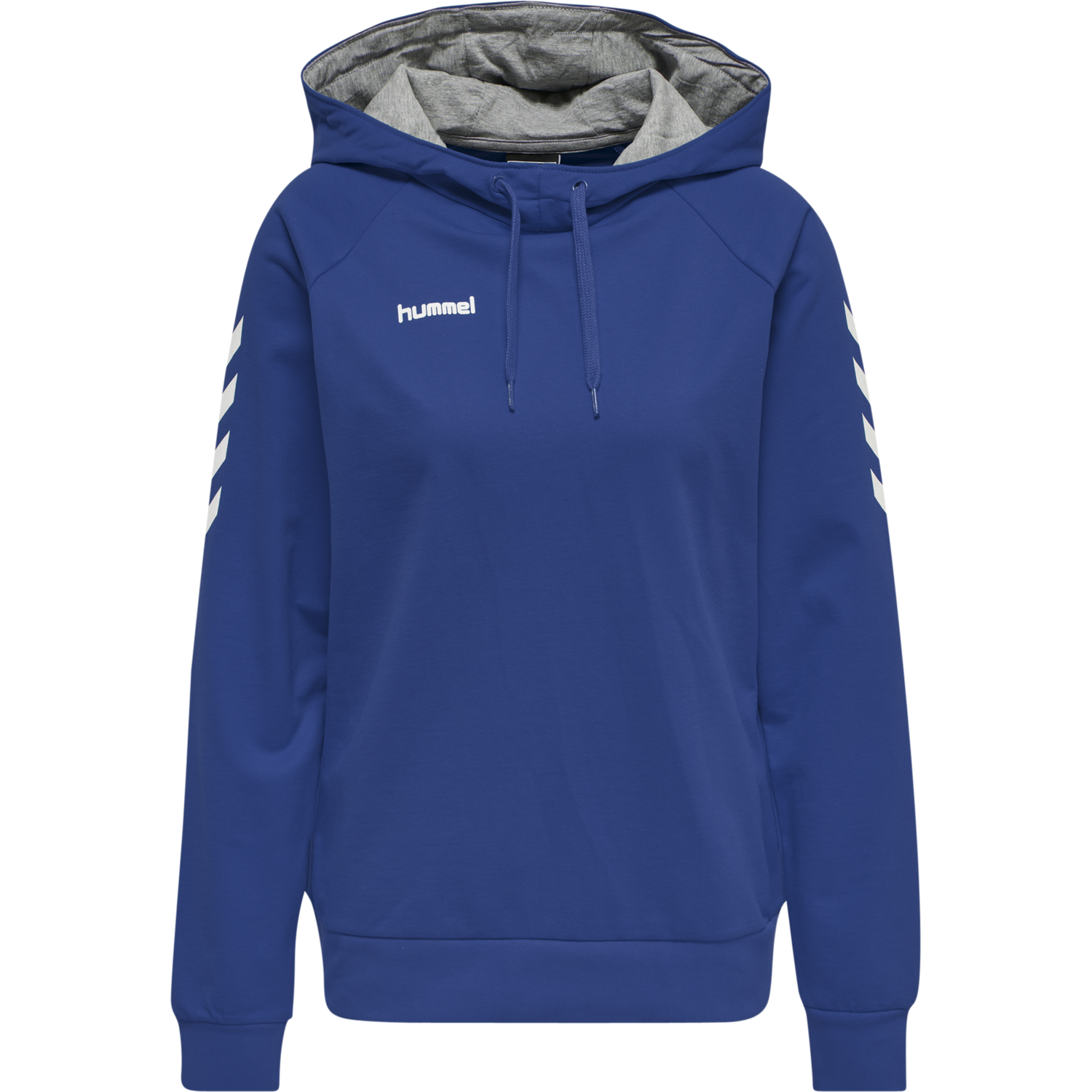 HMLGO COTTON HOODIE WOMAN, TRUE BLUE, packshot