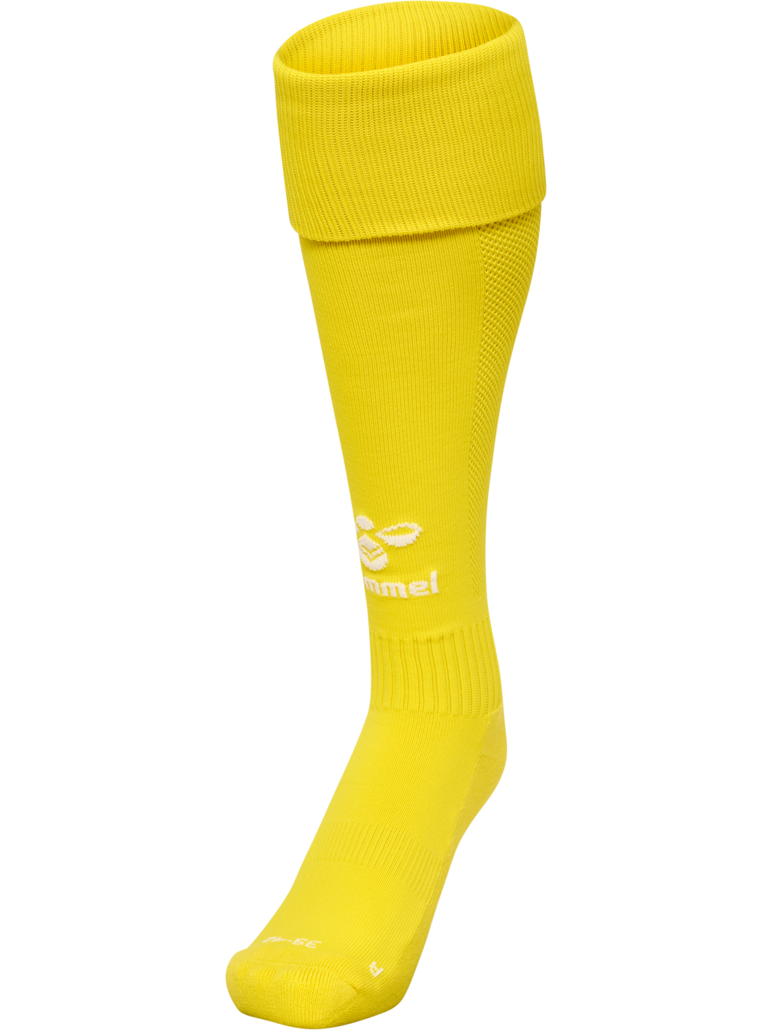 hmlESSENTIAL FOOTBALL SOCKS, BLAZING YELLOW/WHITE, packshot
