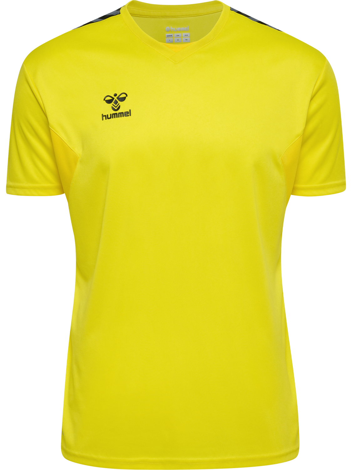 hmlAUTHENTIC PL JERSEY S/S, BLAZING YELLOW, packshot