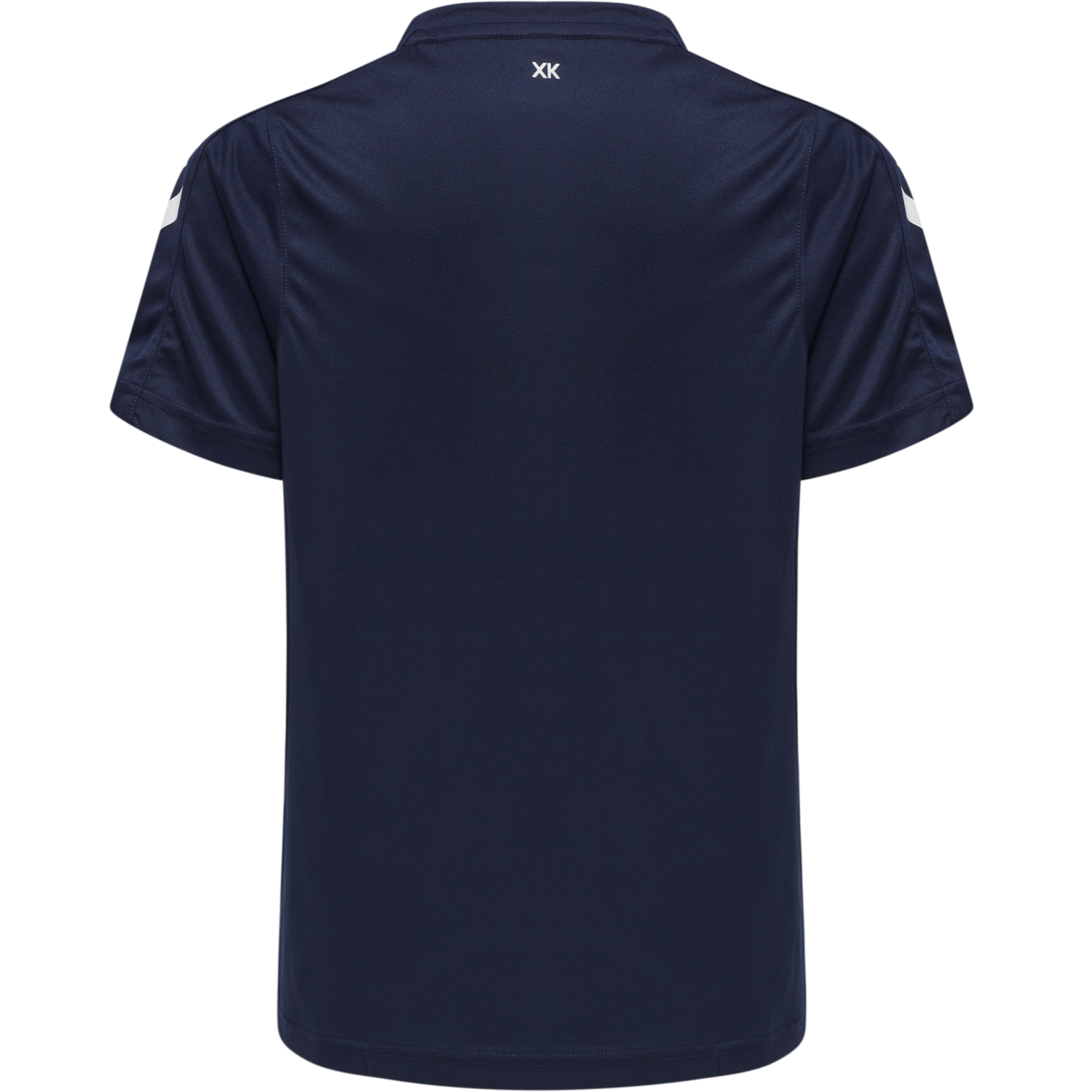 hmlCORE XK STRIPED JERSEY S/S KIDS, MARINE/WHITE, packshot