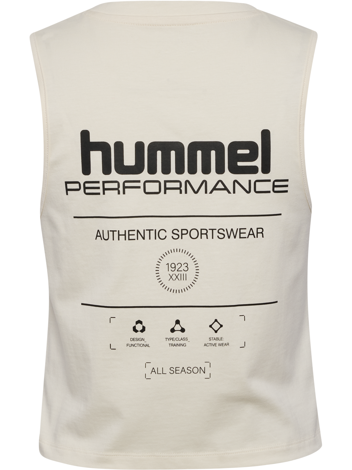 hmlHIIT CROPPED W MUSCLE TANK TOP, TOFU, packshot