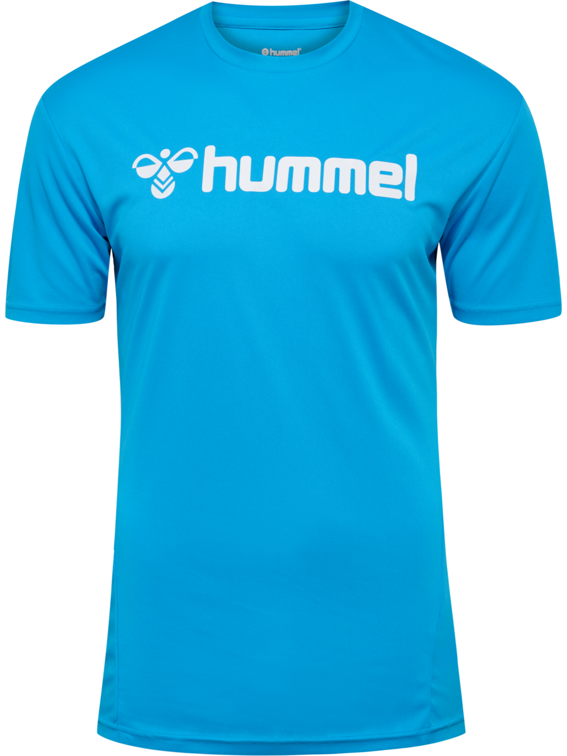 hmlLOGO JERSEY S/S, DIVA BLUE, packshot