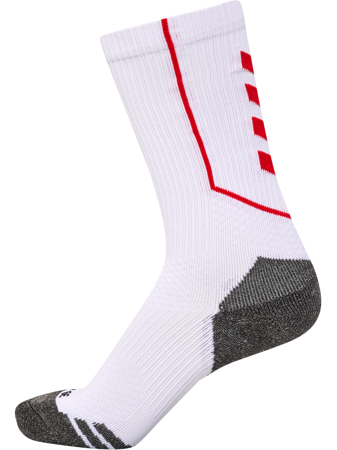hmlPRO TRAINING SOCKS LOW, WHITE/TRUE RED, packshot