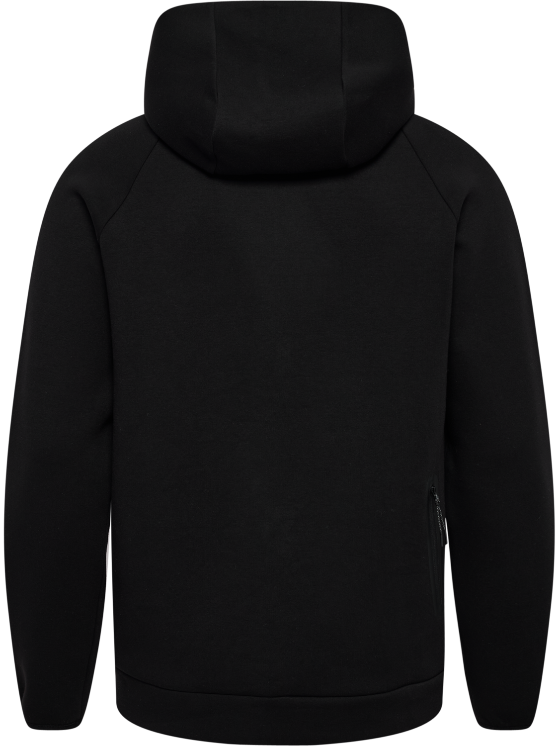 hmlTECH FLEECE REGULAR ZIP HOODIE, BLACK, packshot