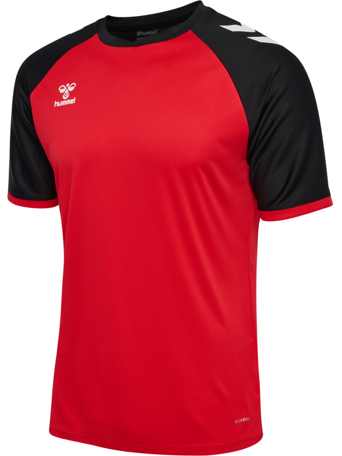 hmlMATCH LEAGUE JERSEY S/S, TRUE RED/BLACK, packshot
