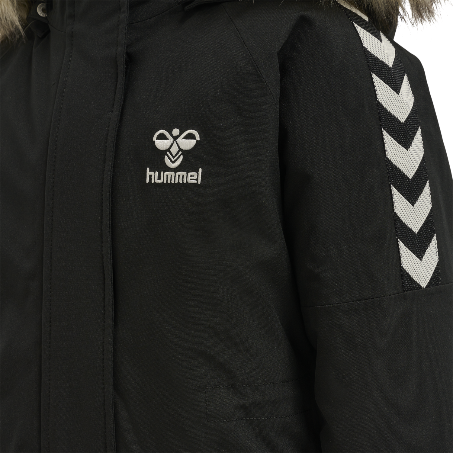 hmlROOT TEX JACKET, BLACK, packshot