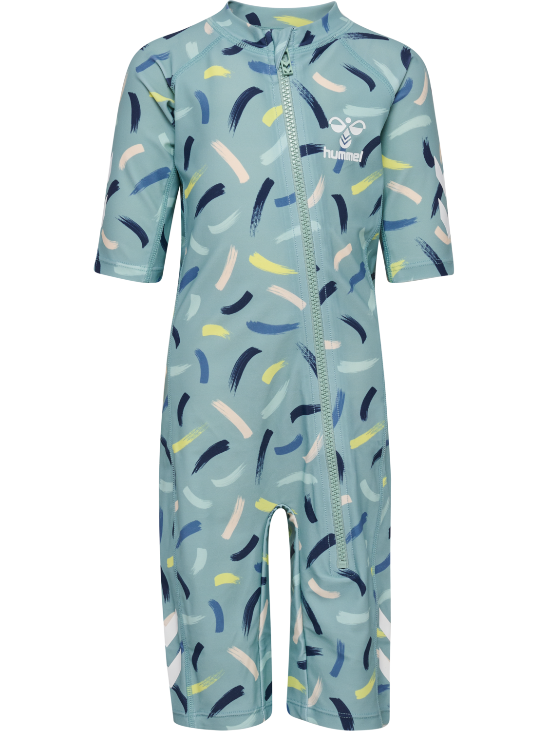 hmlMORGAT SWIM SUIT, BLUE SURF, packshot