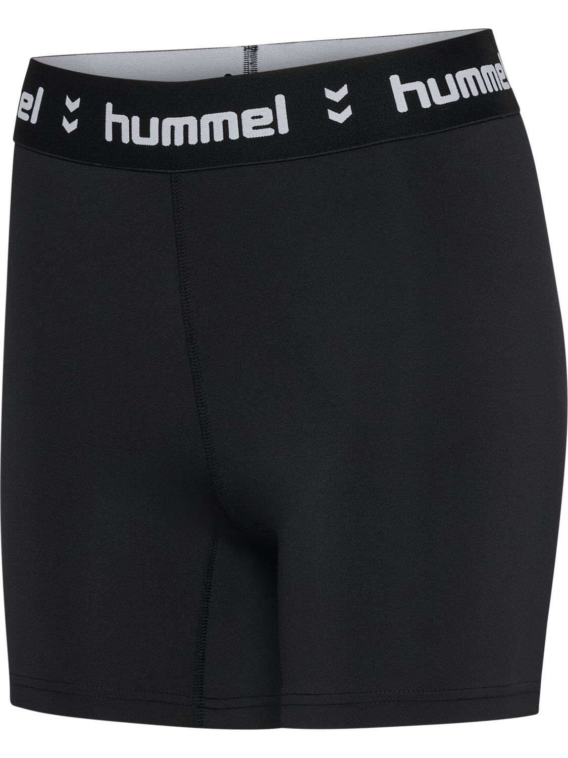 hmlPULSE MID WAIST SHORT TIGHTS, BLACK, packshot