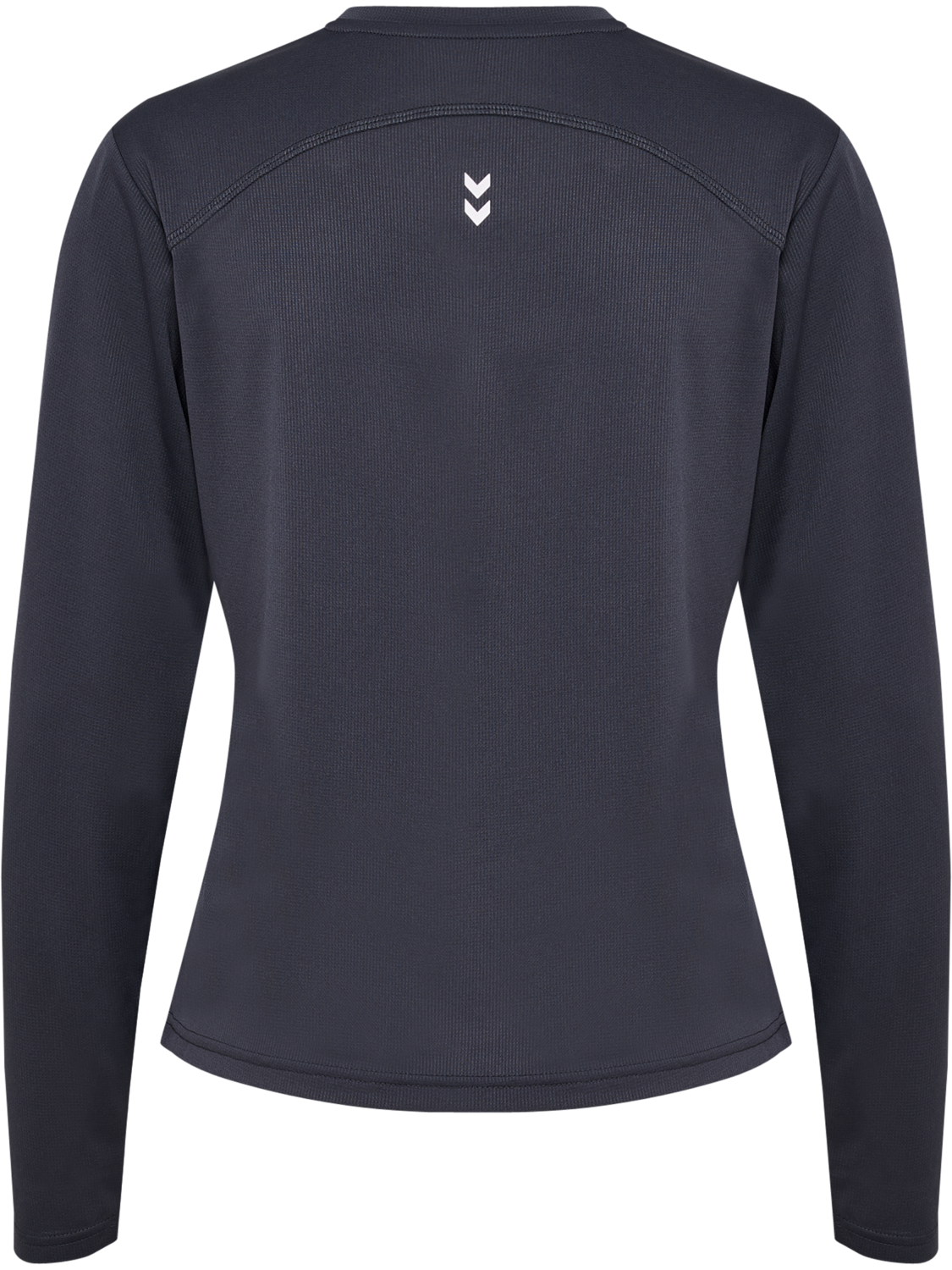 hmlPULSE WORKOUT W T-SHIRT L/S, EBONY, packshot